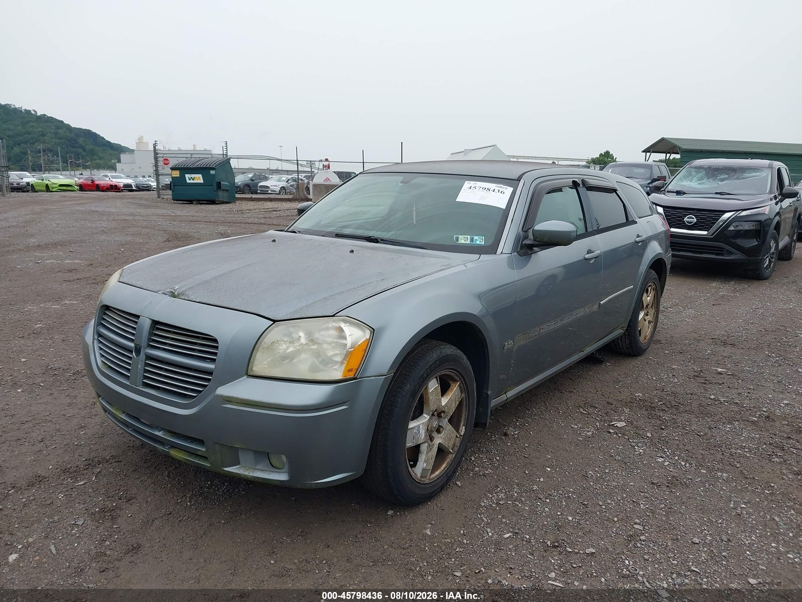 2006 Dodge Magnum Sxt Light Blue vin: 2D4GZ47V76H269309