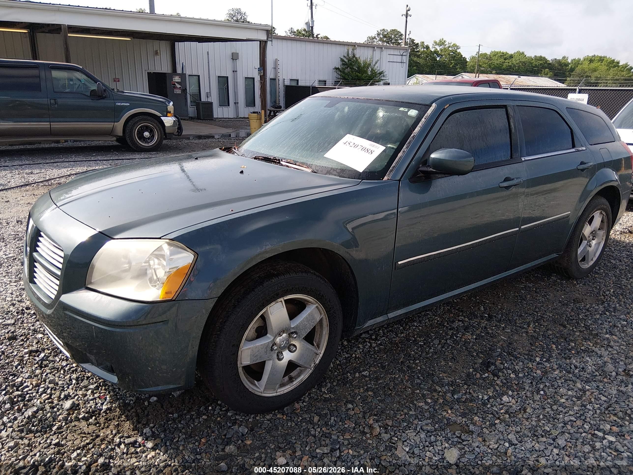 2006 Dodge Magnum Sxt Green vin: 2D4GZ47VX6H417257