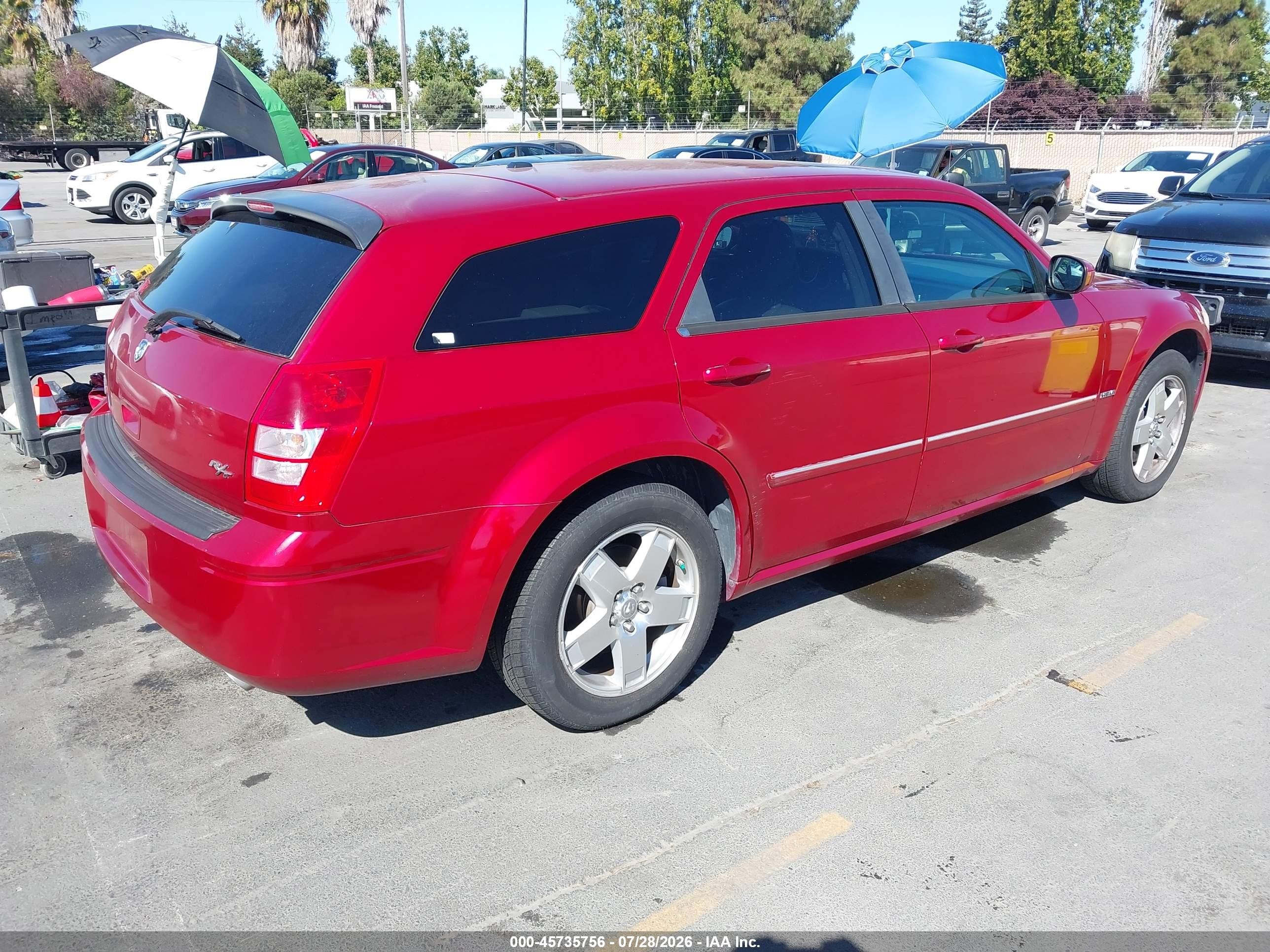 2006 Dodge Magnum Rt Red vin: 2D4GZ57206H382286