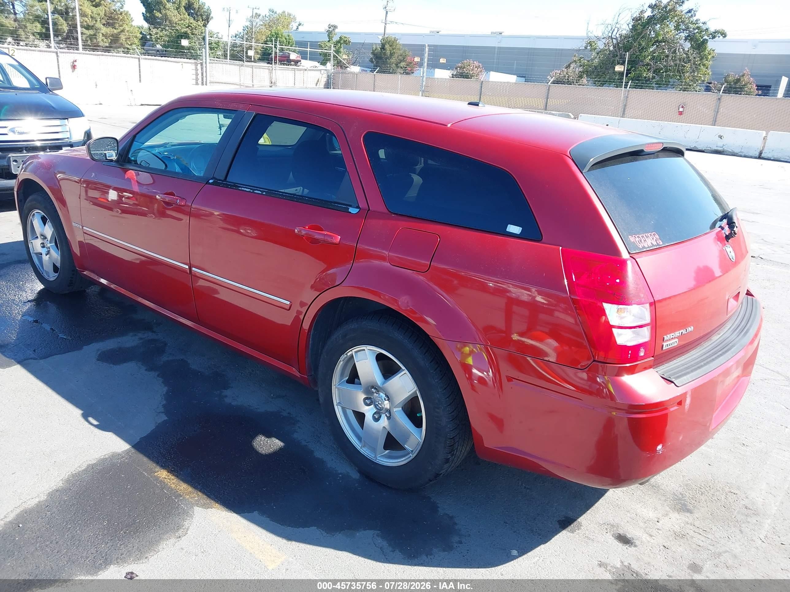2006 Dodge Magnum Rt Red vin: 2D4GZ57206H382286