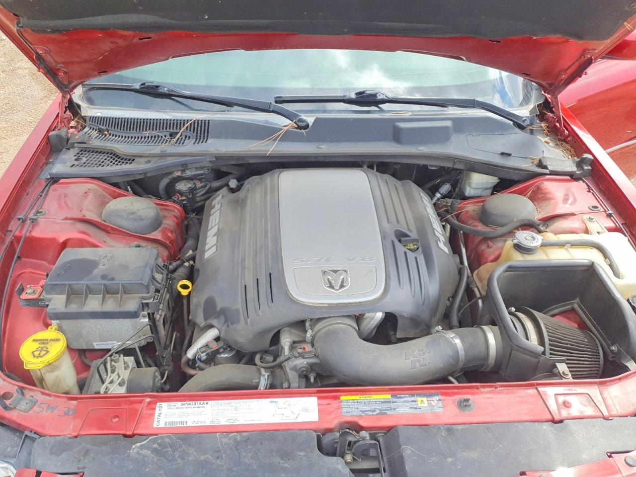 2006 Dodge Magnum R/t Темно-бордовый vin: 2D4GZ57216H111656