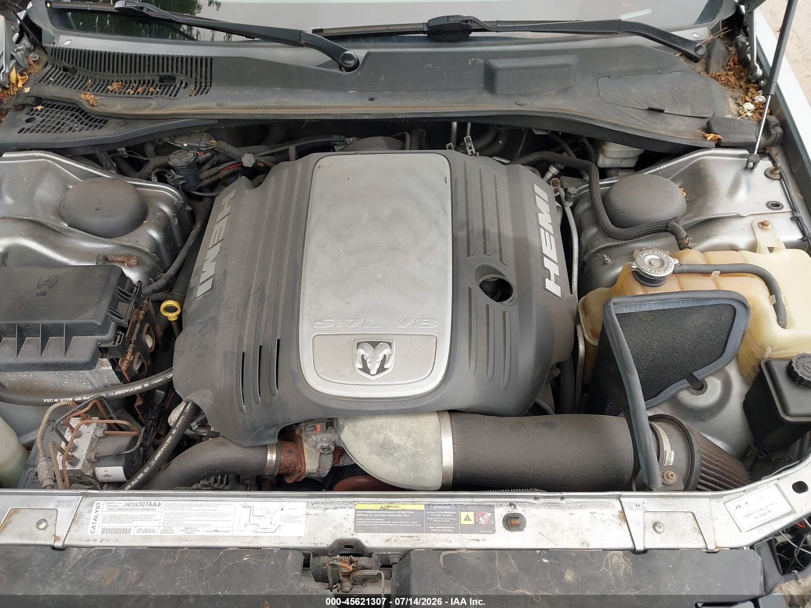 2006 Dodge Magnum Rt Gray vin: 2D4GZ57226H348107