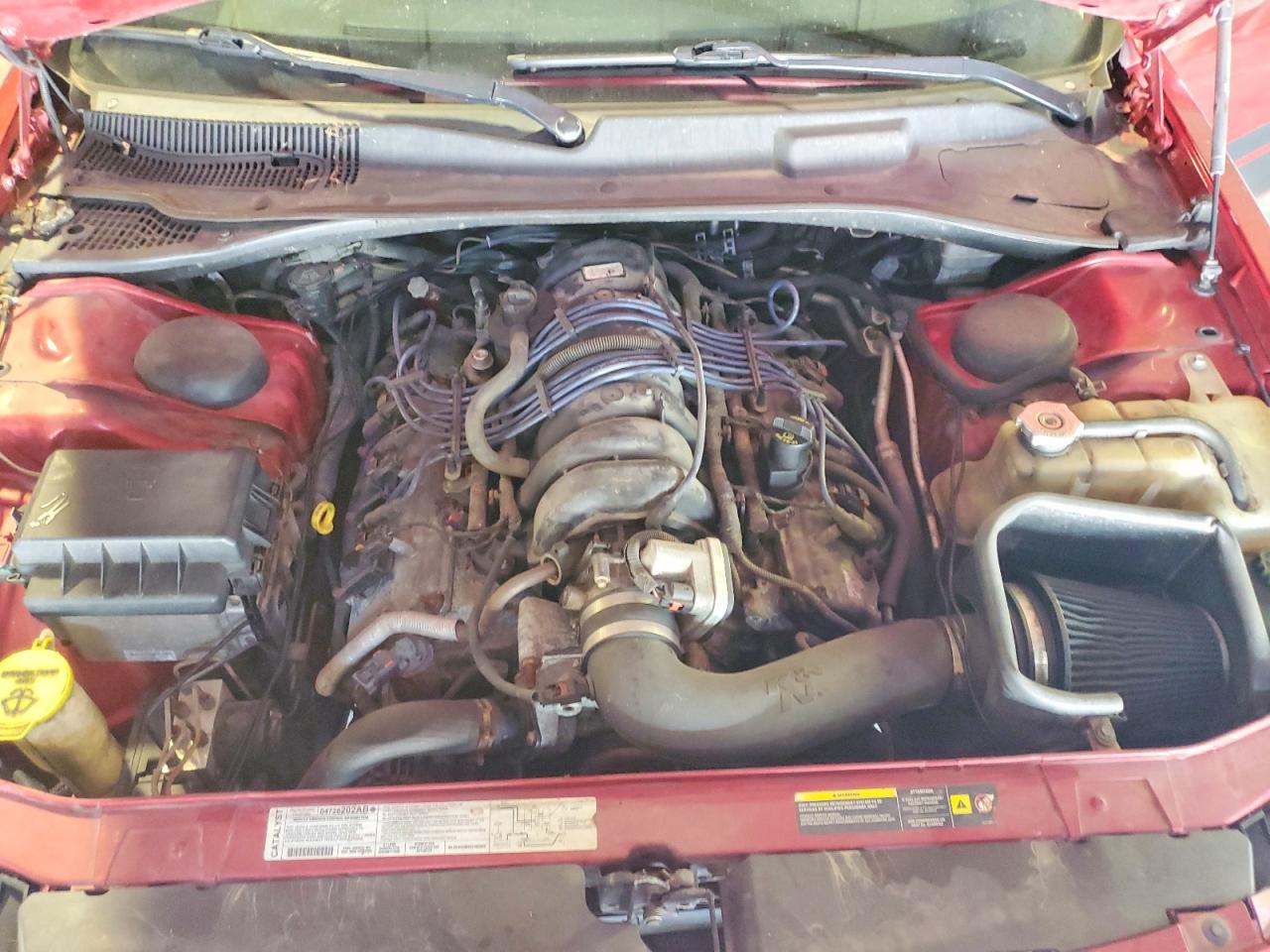 2005 Dodge Magnum R/t Burgundy vin: 2D4GZ58255H688428