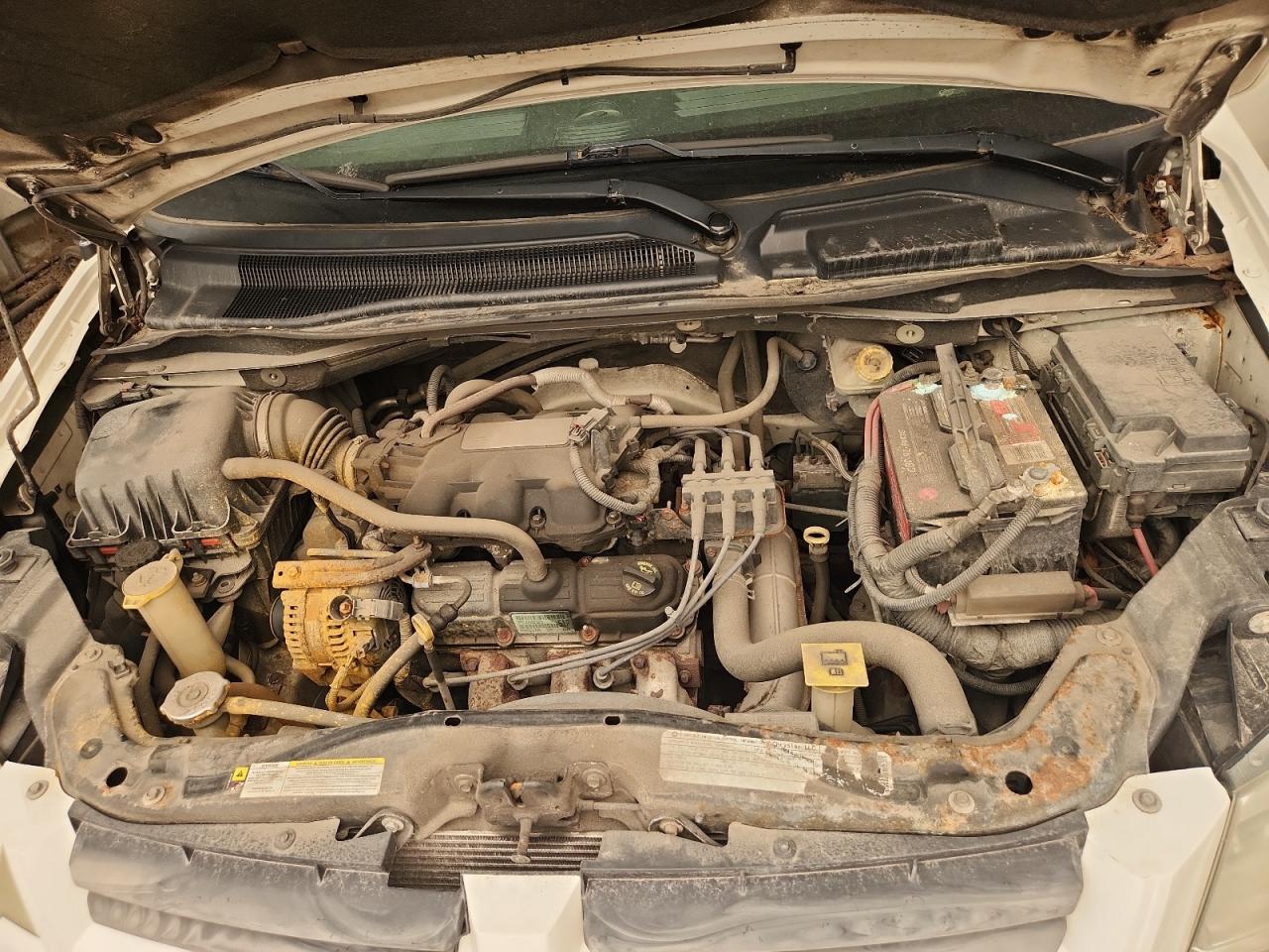 2009 Dodge Grand Caravan C/v White vin: 2D4HN11E79R611119 Damage: Battery, Corrosion, Replacement Required
