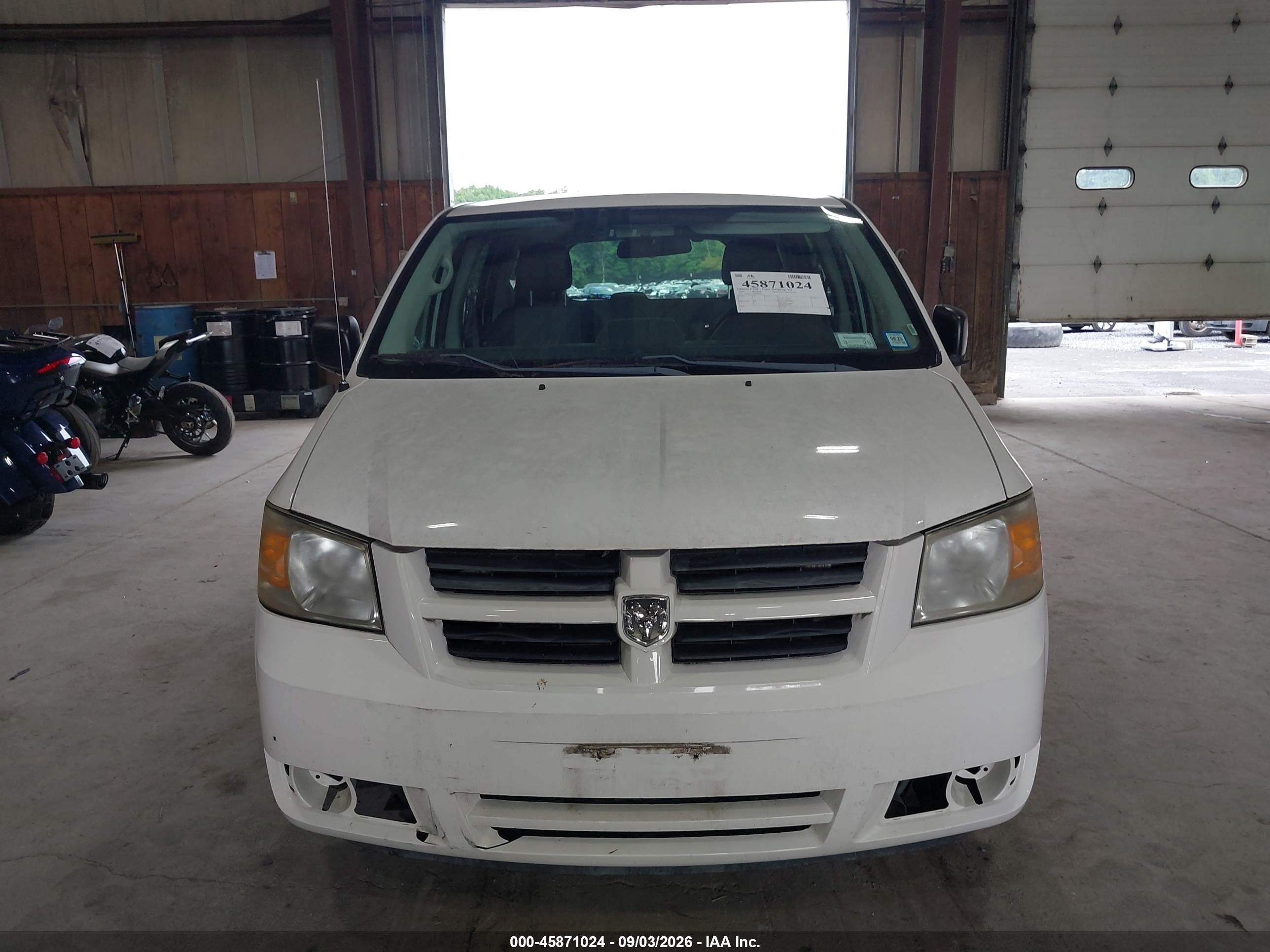 2009 Dodge Grand Caravan Cv Белый vin: 2D4HN11E89R609671