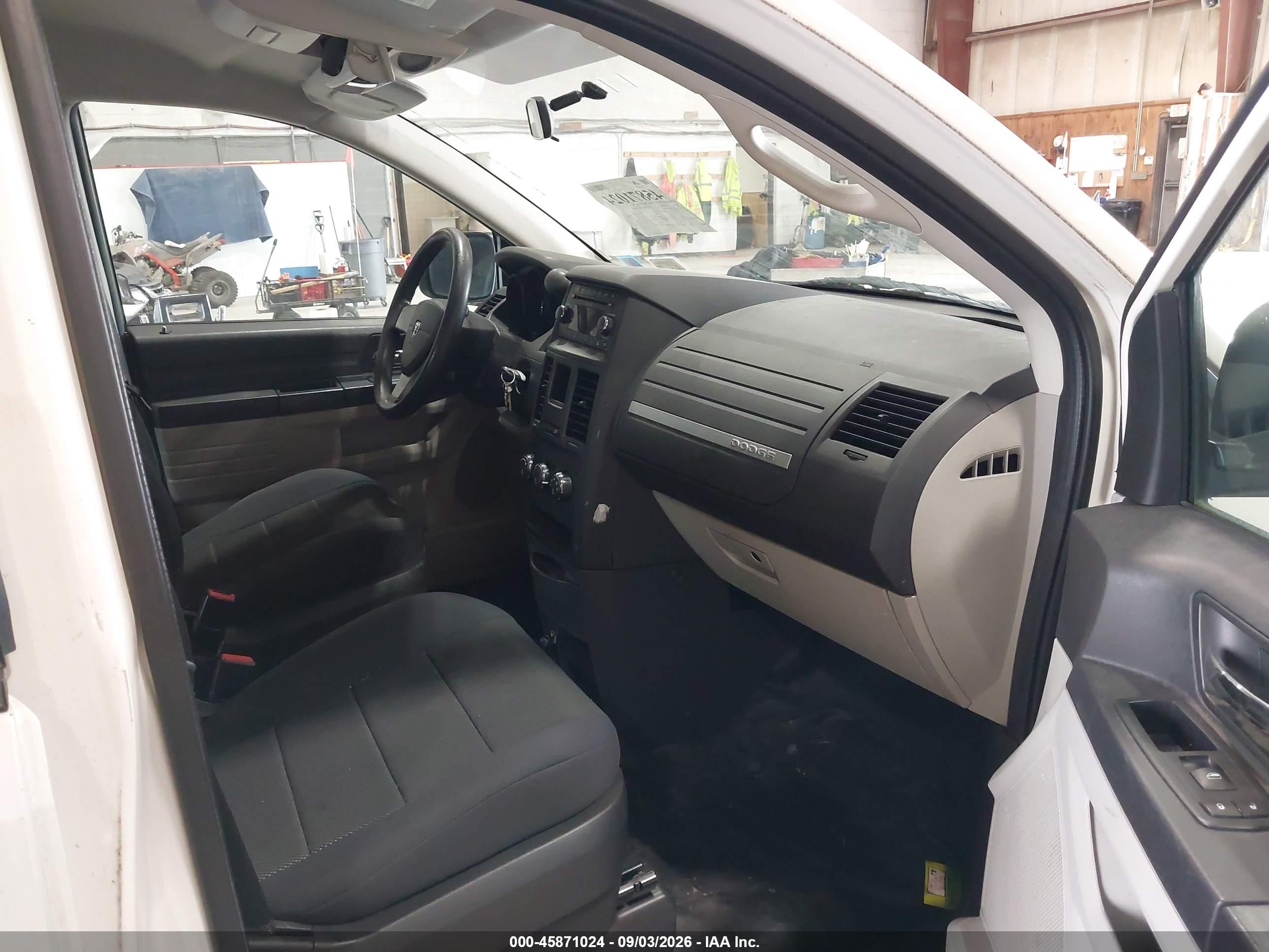 2009 Dodge Grand Caravan Cv Белый vin: 2D4HN11E89R609671