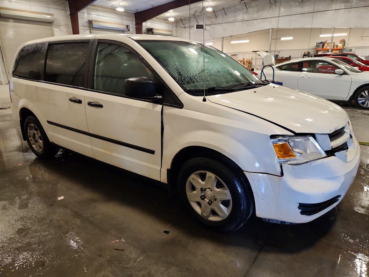 2010 Dodge Grand Caravan C/v White vin: 2D4RN1AEXAR348813
