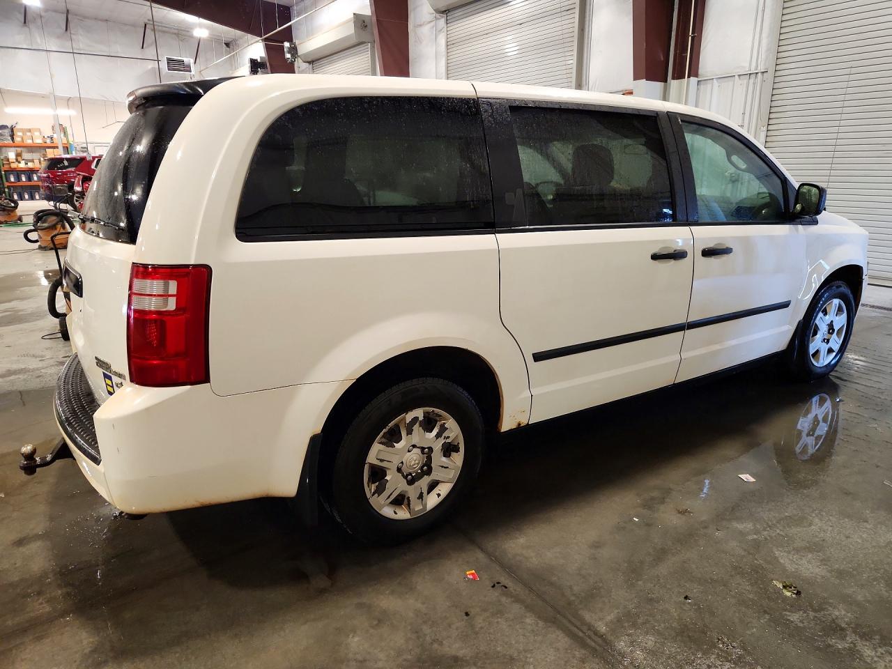 2010 Dodge Grand Caravan C/v White vin: 2D4RN1AEXAR348813