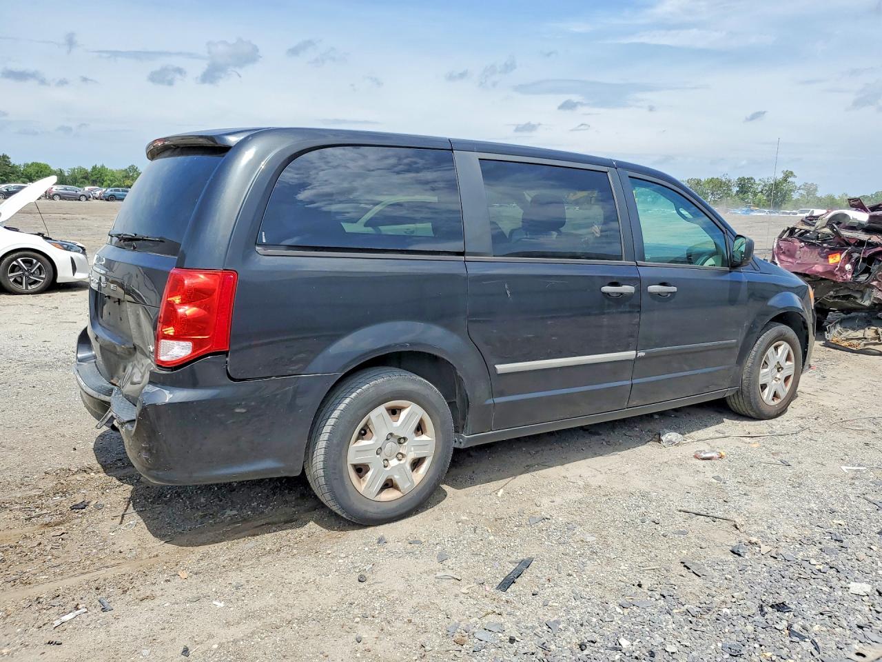 2011 Dodge Grand Caravan C/v Black vin: 2D4RN1AG2BR740087