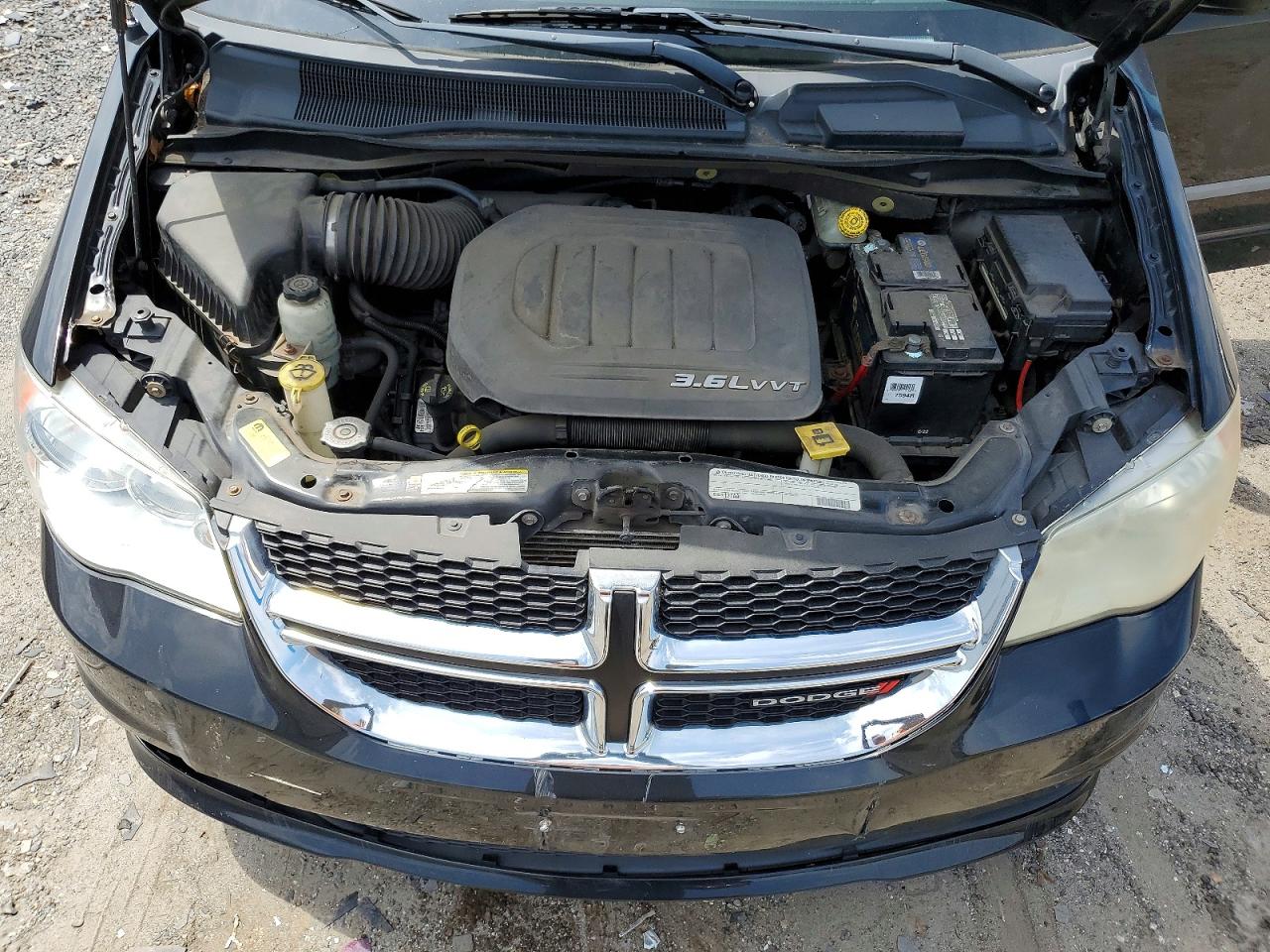 2011 Dodge Grand Caravan C/v Black vin: 2D4RN1AG2BR740087