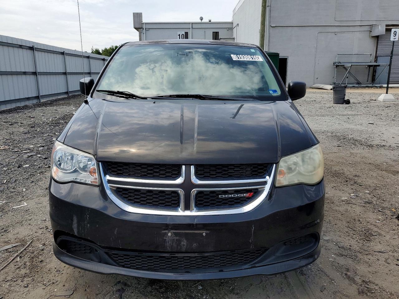 2011 Dodge Grand Caravan C/v Black vin: 2D4RN1AG2BR740087