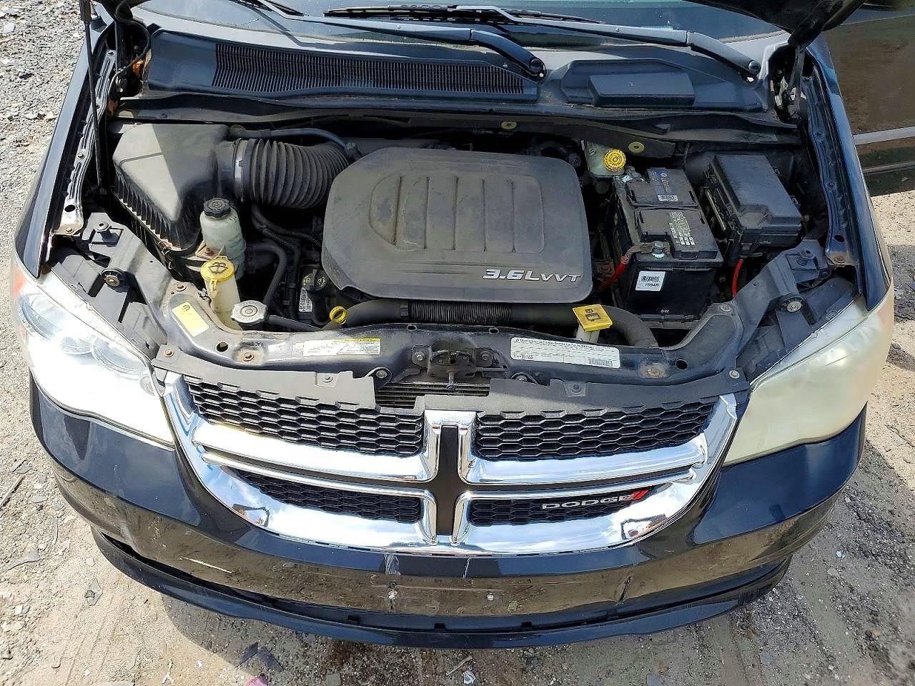 2011 Dodge Caravan Black vin: 2D4RN1AG2BR740087