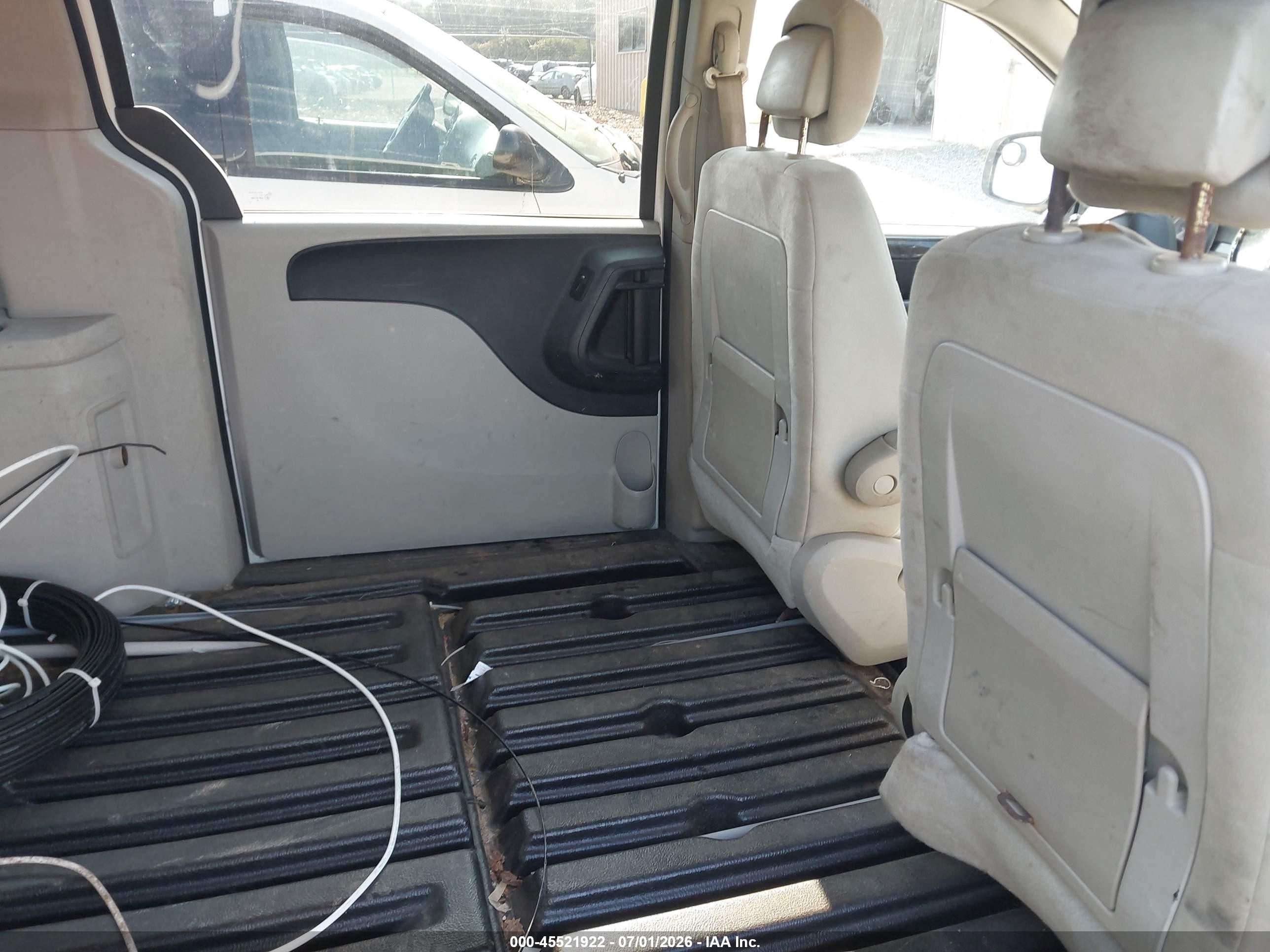 2011 Dodge Grand Caravan C/v White vin: 2D4RN1AG4BR624440