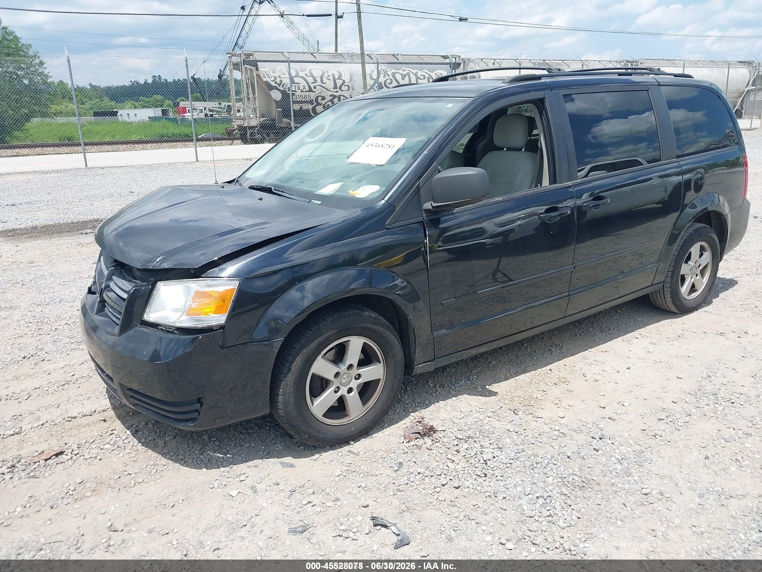 2010 Dodge Grand Caravan Hero Black vin: 2D4RN3D11AR447945