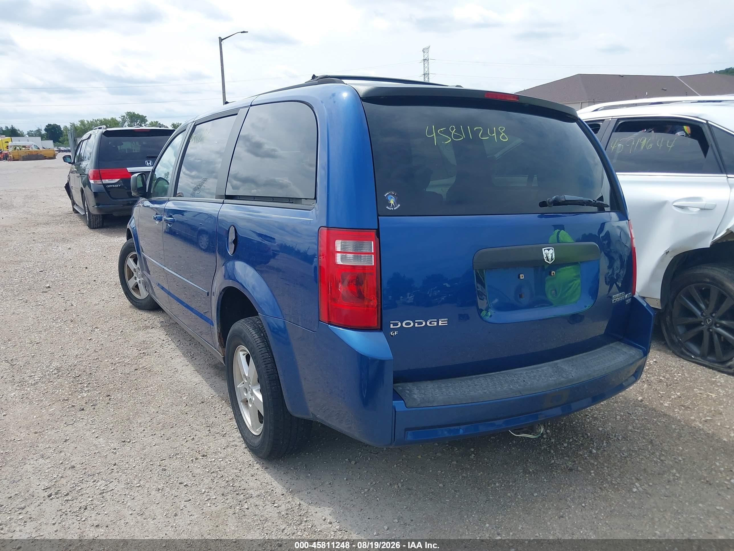 2010 Dodge Grand Caravan Hero Blue vin: 2D4RN3D15AR390150