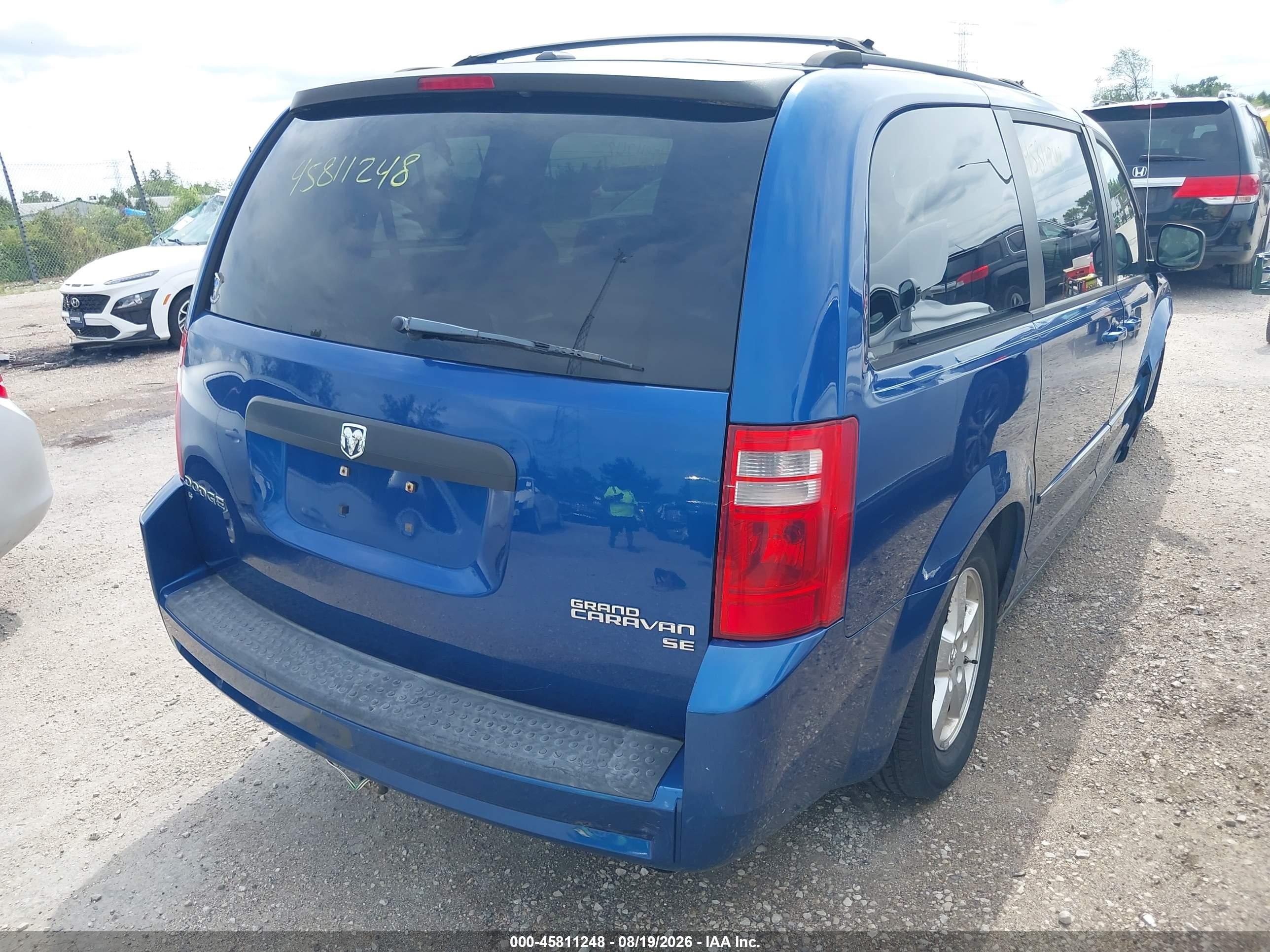 2010 Dodge Grand Caravan Hero Blue vin: 2D4RN3D15AR390150