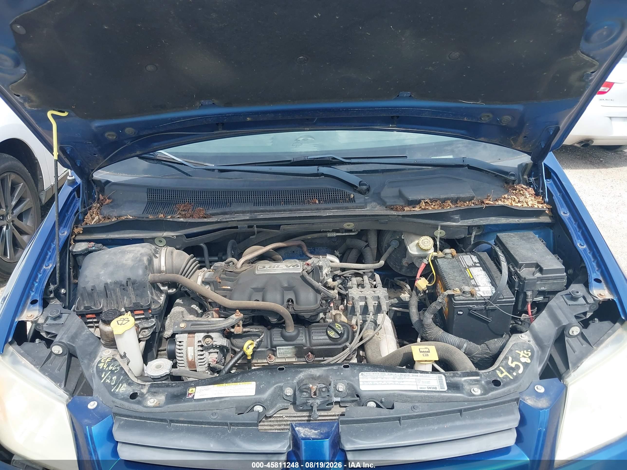2010 Dodge Grand Caravan Hero Blue vin: 2D4RN3D15AR390150
