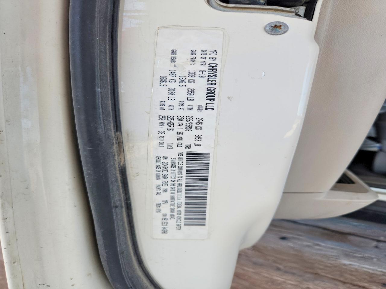 2010 Dodge Grand Caravan Hero White vin: 2D4RN3D16AR417923