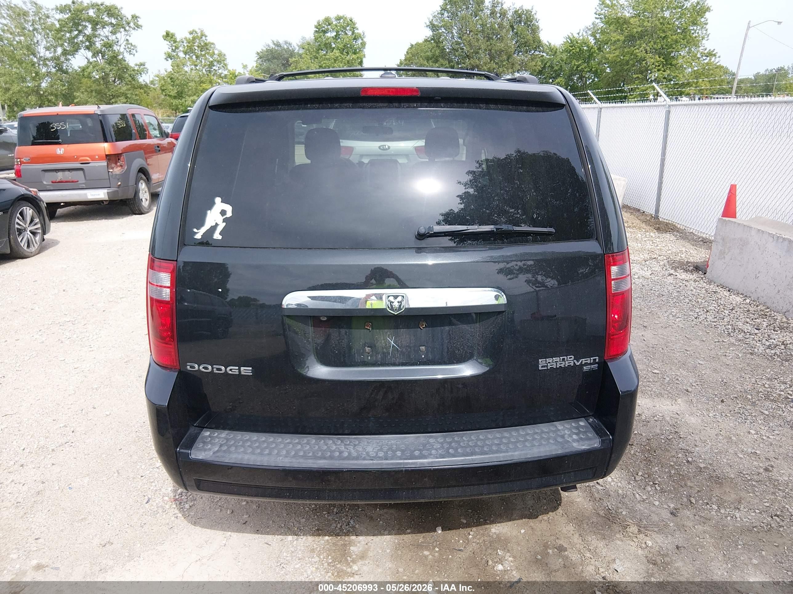 2010 Dodge Grand Caravan Hero Black vin: 2D4RN3D16AR447276