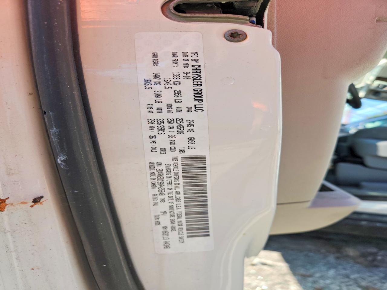 2010 Dodge Grand Caravan Hero White vin: 2D4RN3D19AR435848