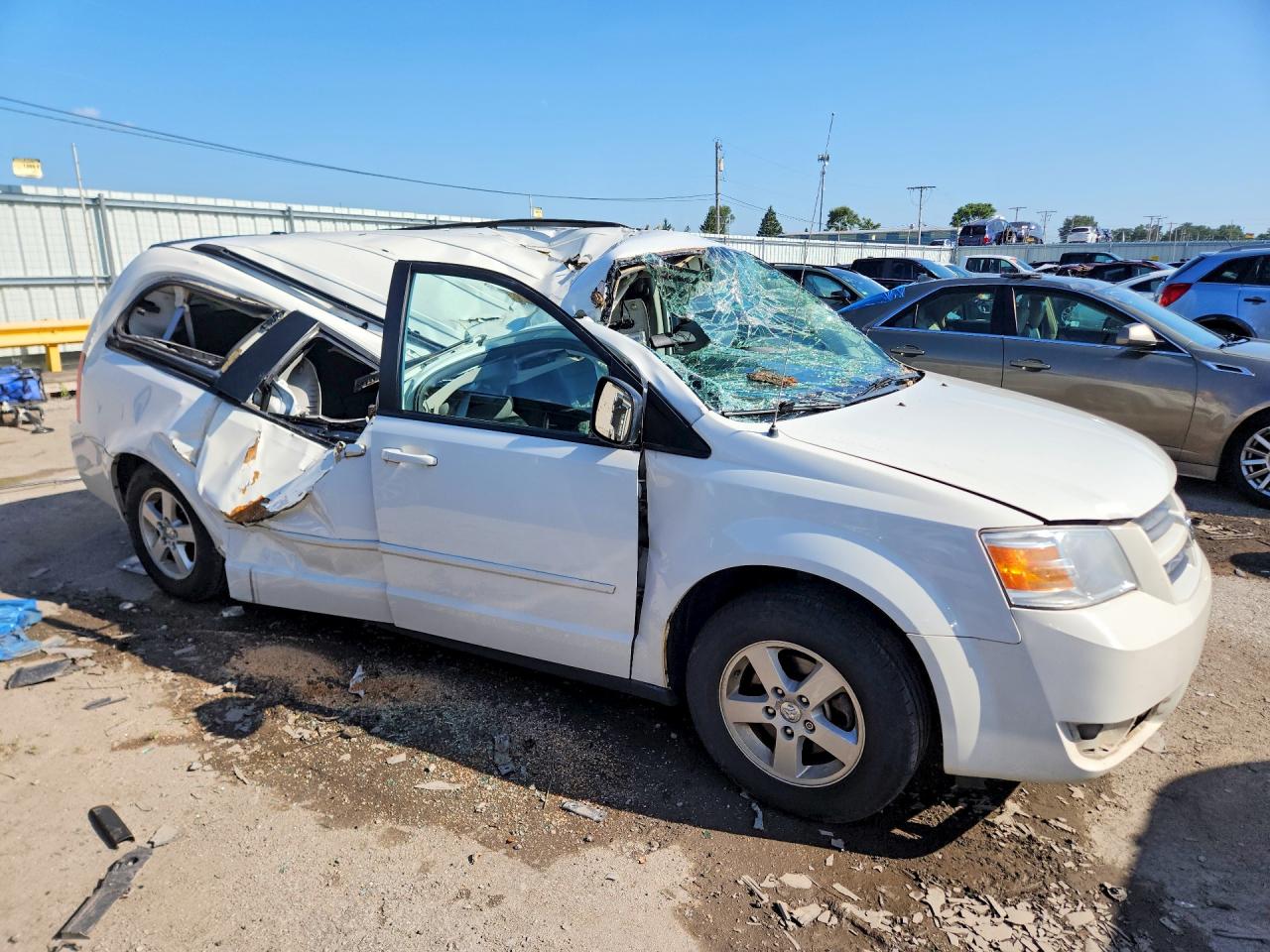 2010 Dodge Grand Caravan Hero White vin: 2D4RN3D19AR435848