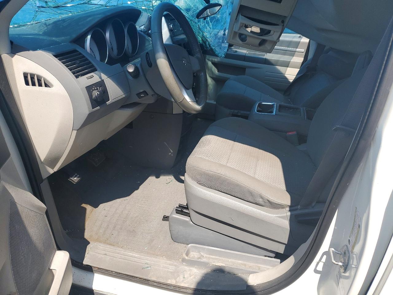 2010 Dodge Grand Caravan Hero White vin: 2D4RN3D19AR435848