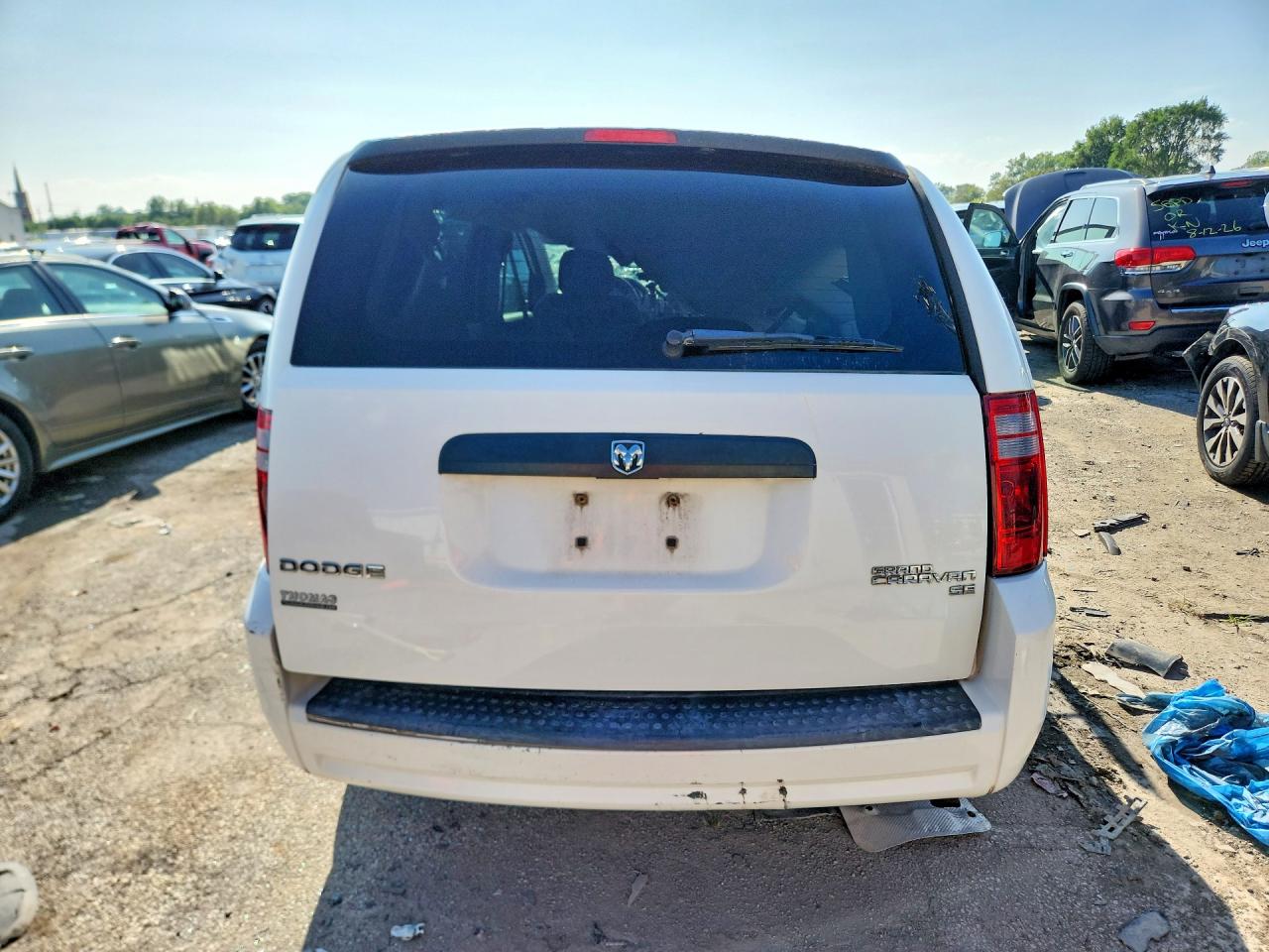 2010 Dodge Grand Caravan Hero White vin: 2D4RN3D19AR435848