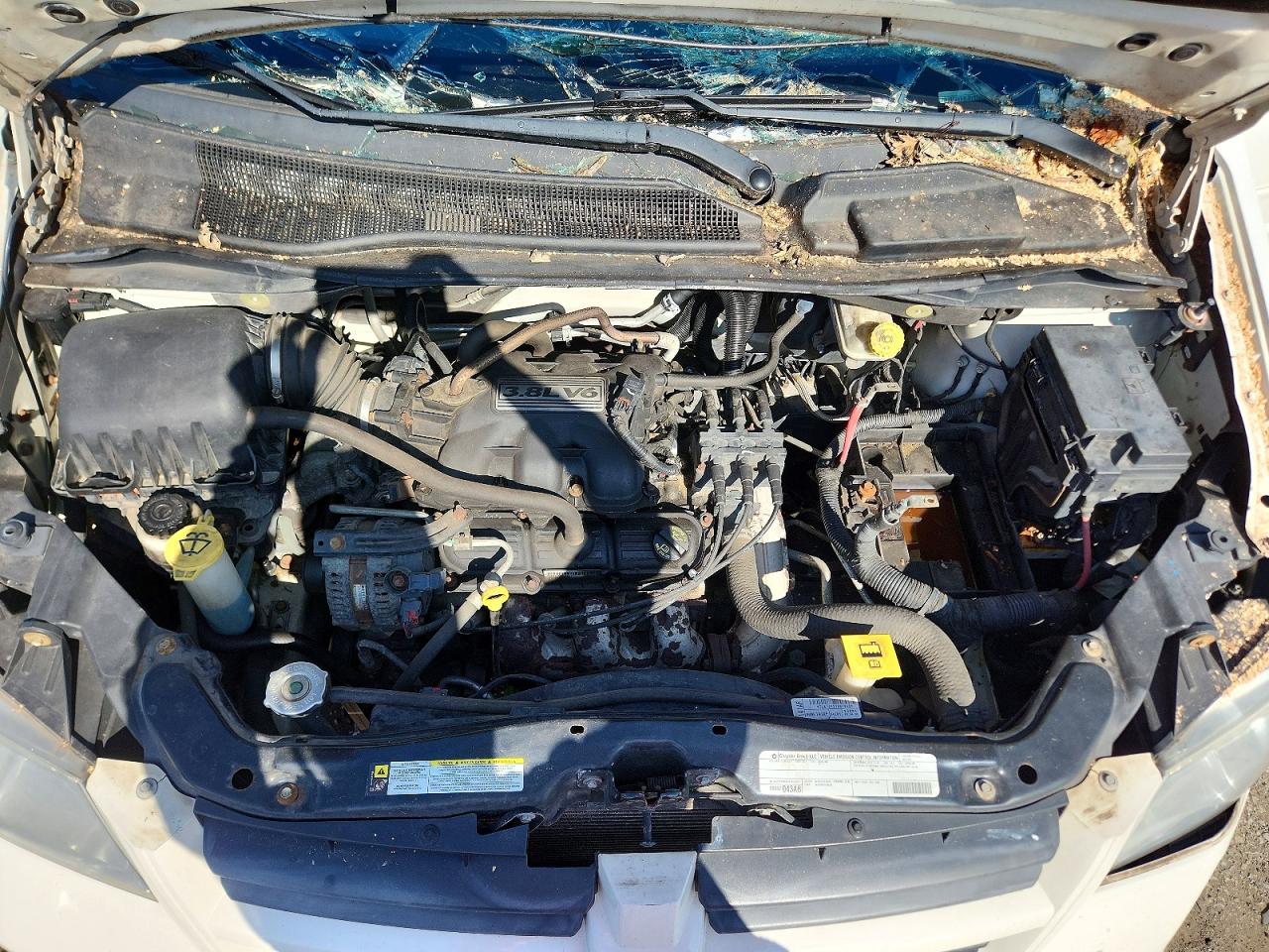 2010 Dodge Grand Caravan Hero White vin: 2D4RN3D19AR435848