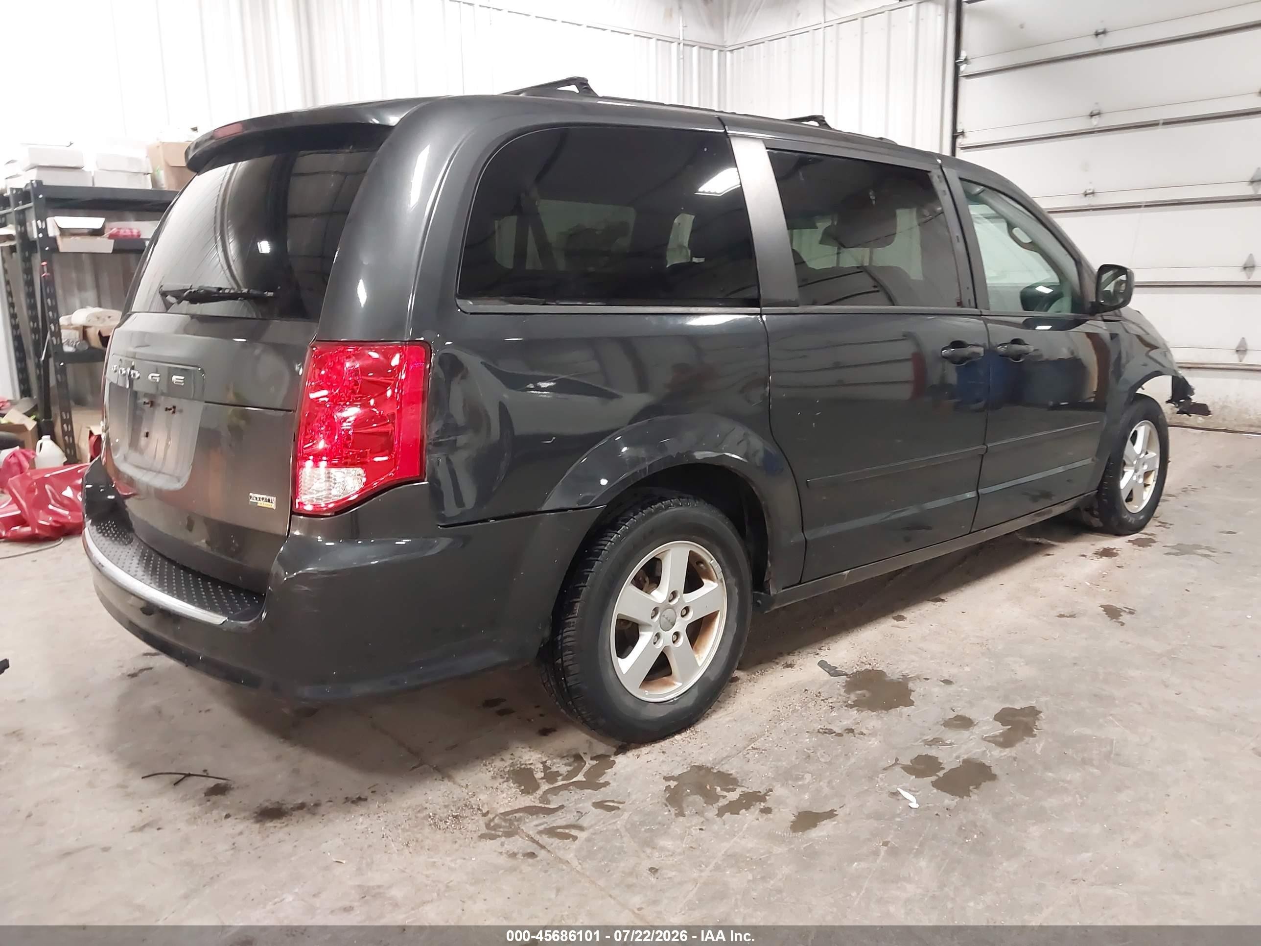 2011 Dodge Grand Caravan Mainstreet Черный vin: 2D4RN3DG2BR639798
