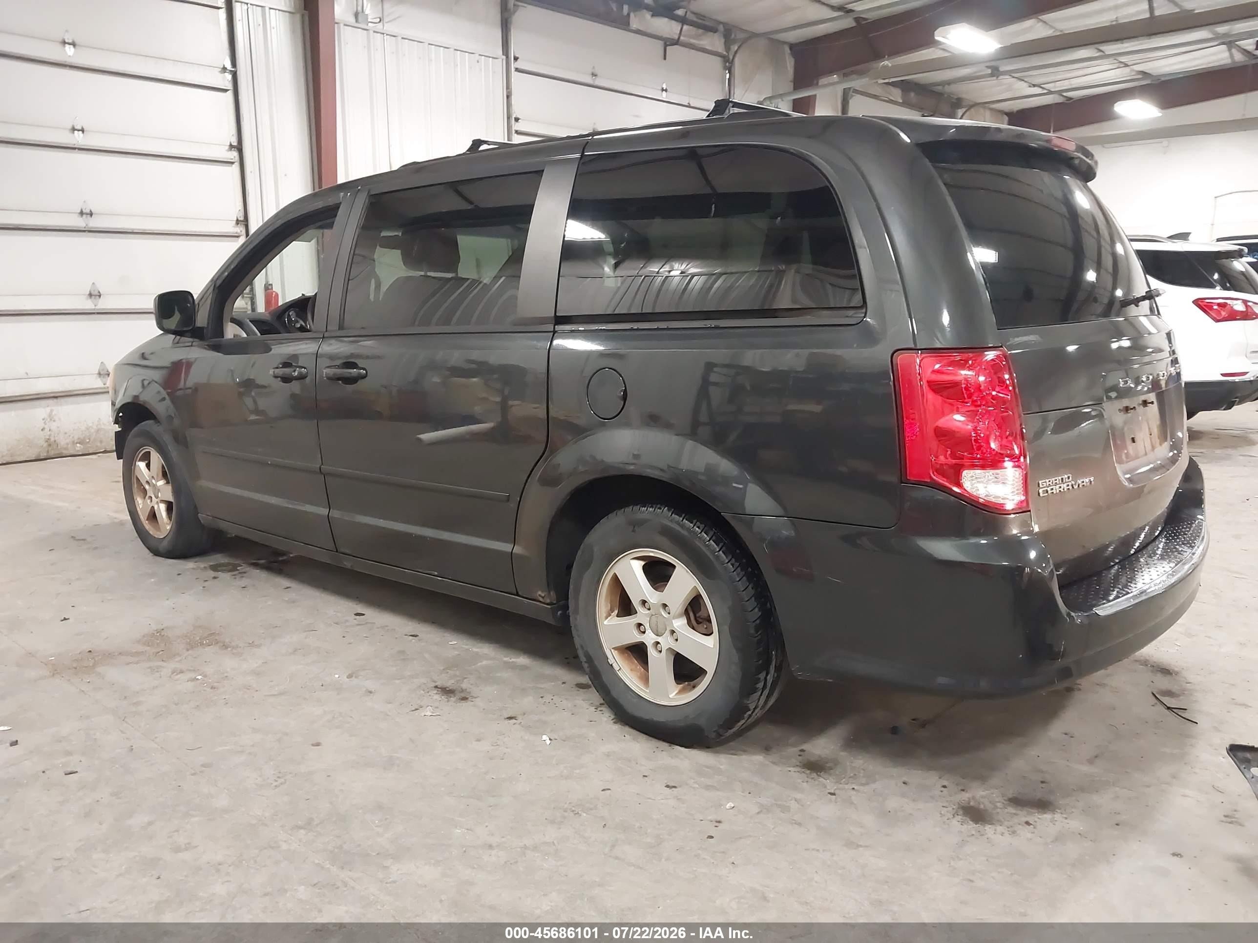 2011 Dodge Grand Caravan Mainstreet Черный vin: 2D4RN3DG2BR639798