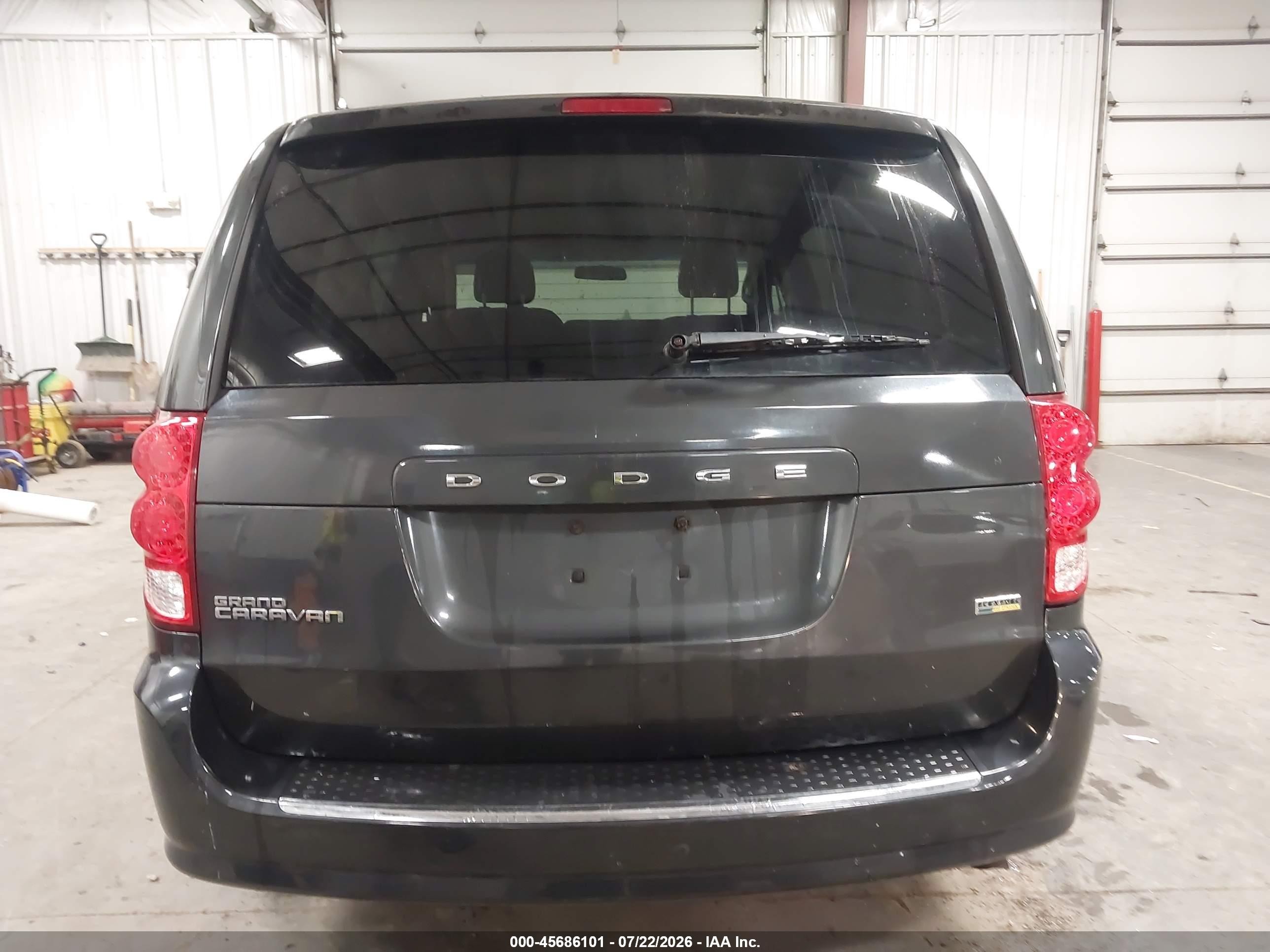 2011 Dodge Grand Caravan Mainstreet Черный vin: 2D4RN3DG2BR639798
