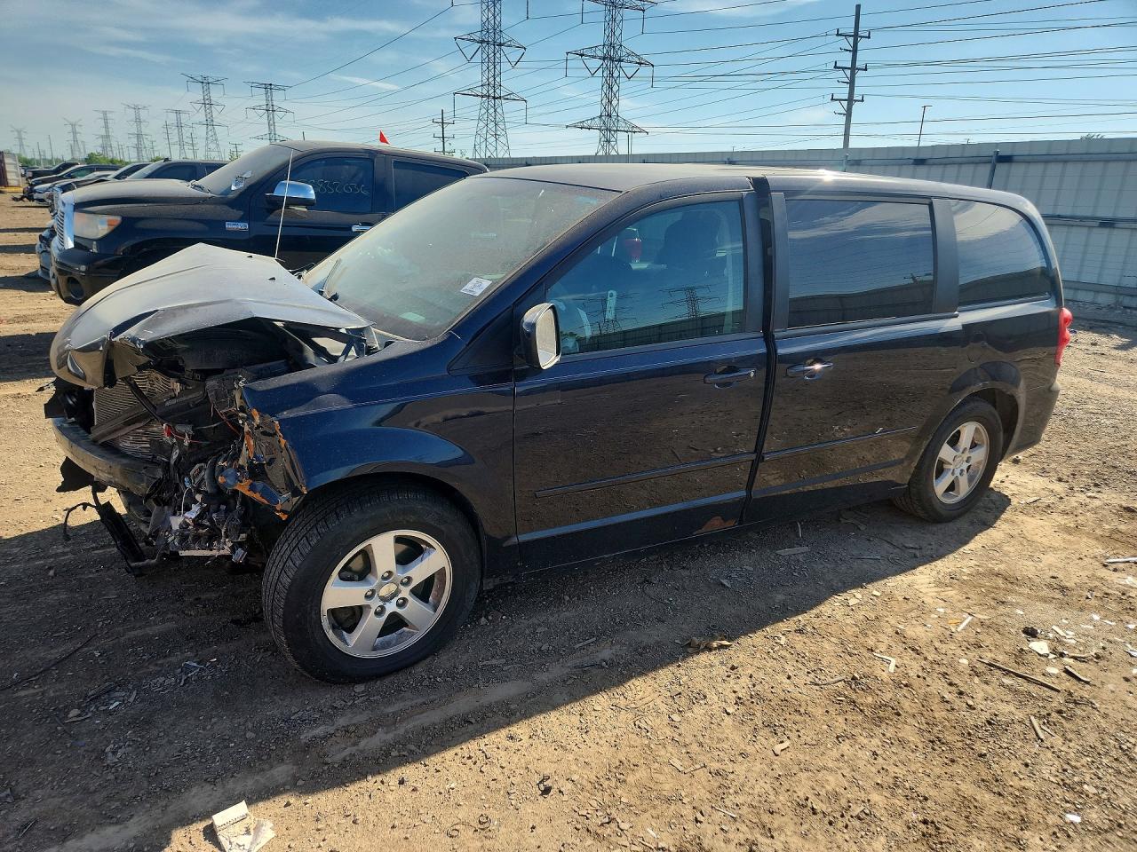 2011 Dodge Grand Caravan Mainstreet Black vin: 2D4RN3DG7BR603590
