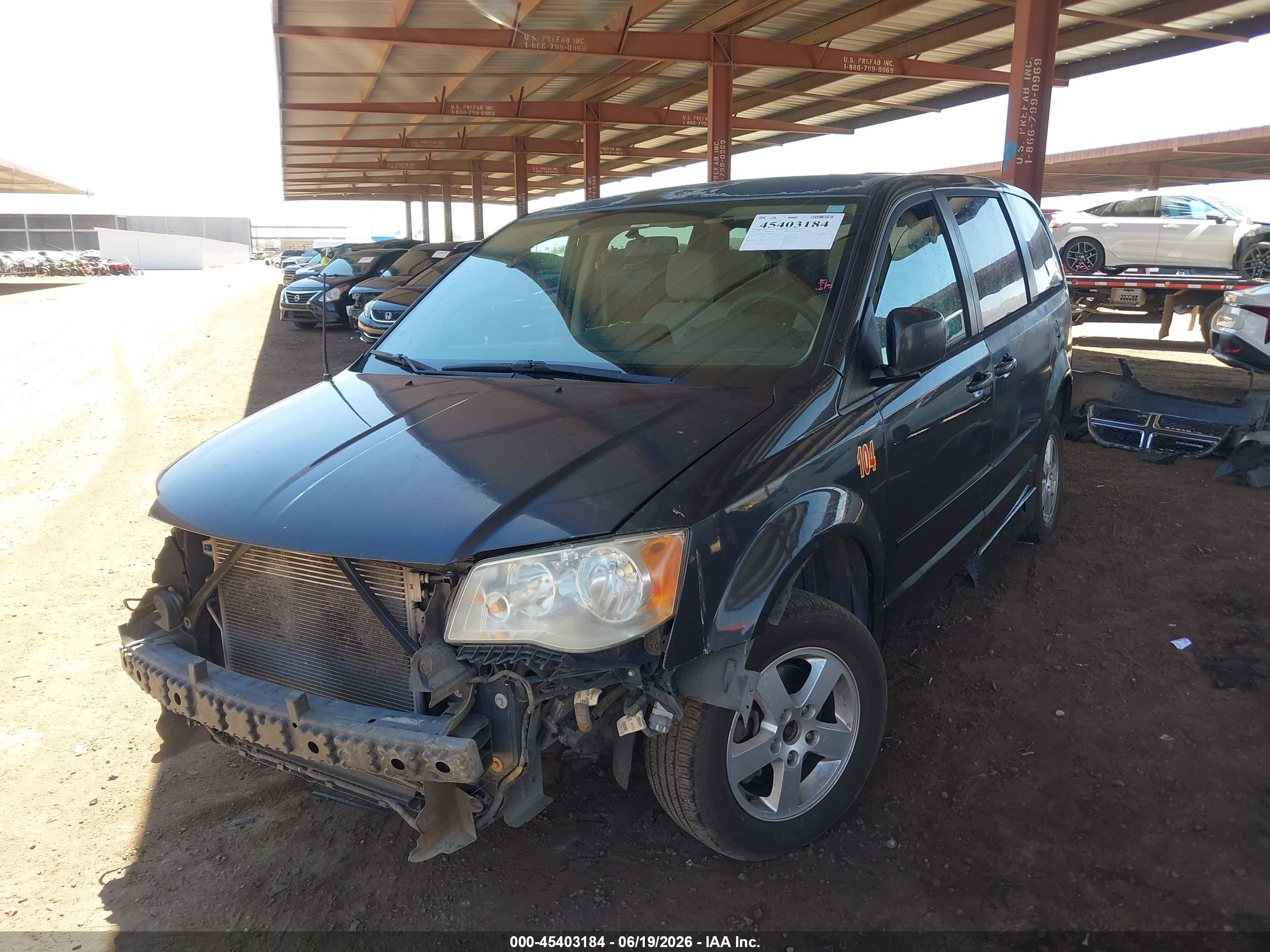 2011 Dodge Grand Caravan Mainstreet Blue vin: 2D4RN3DG7BR643877