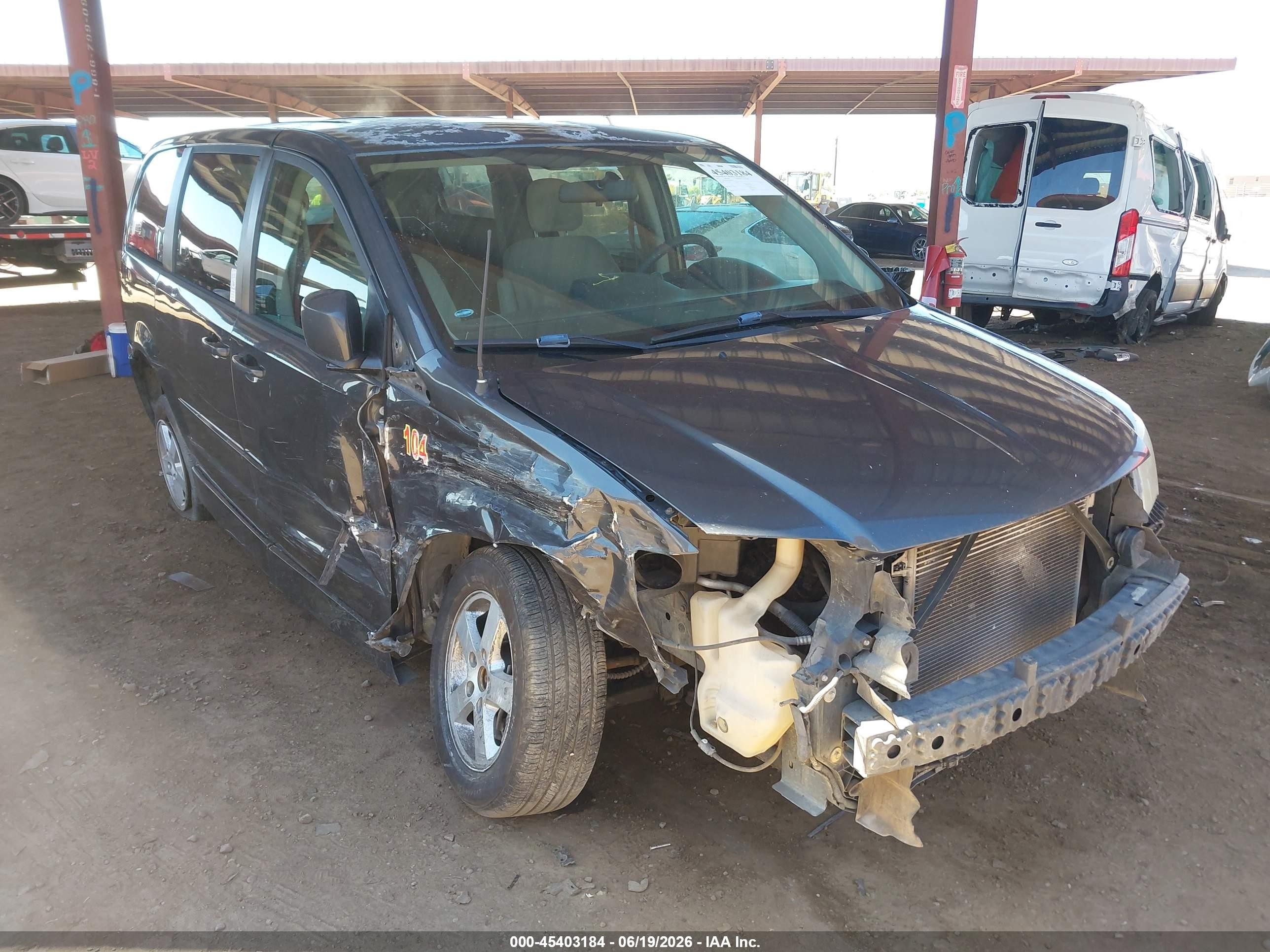 2011 Dodge Grand Caravan Mainstreet Blue vin: 2D4RN3DG7BR643877
