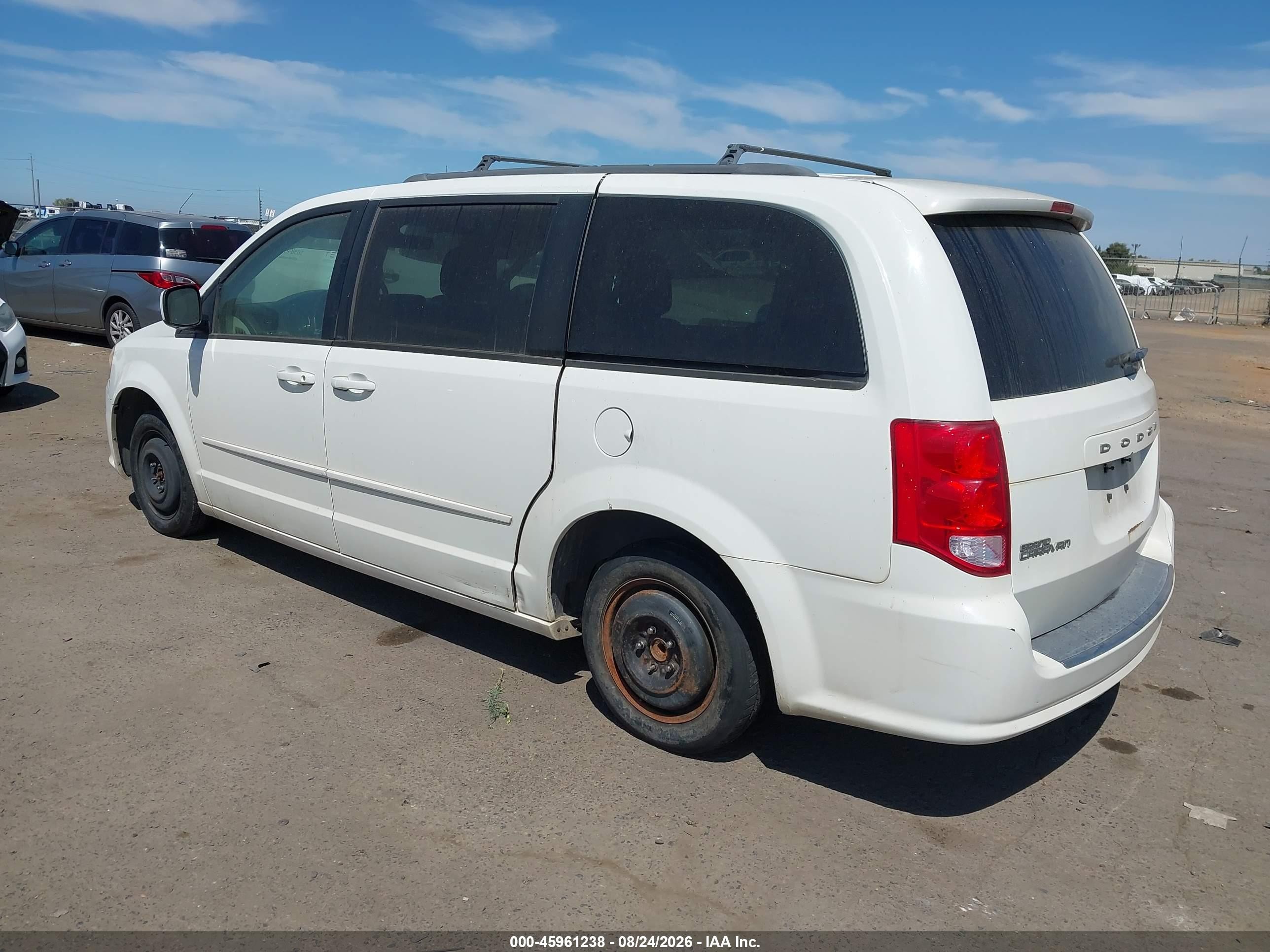 2011 Dodge Grand Caravan Mainstreet White vin: 2D4RN3DG7BR728668