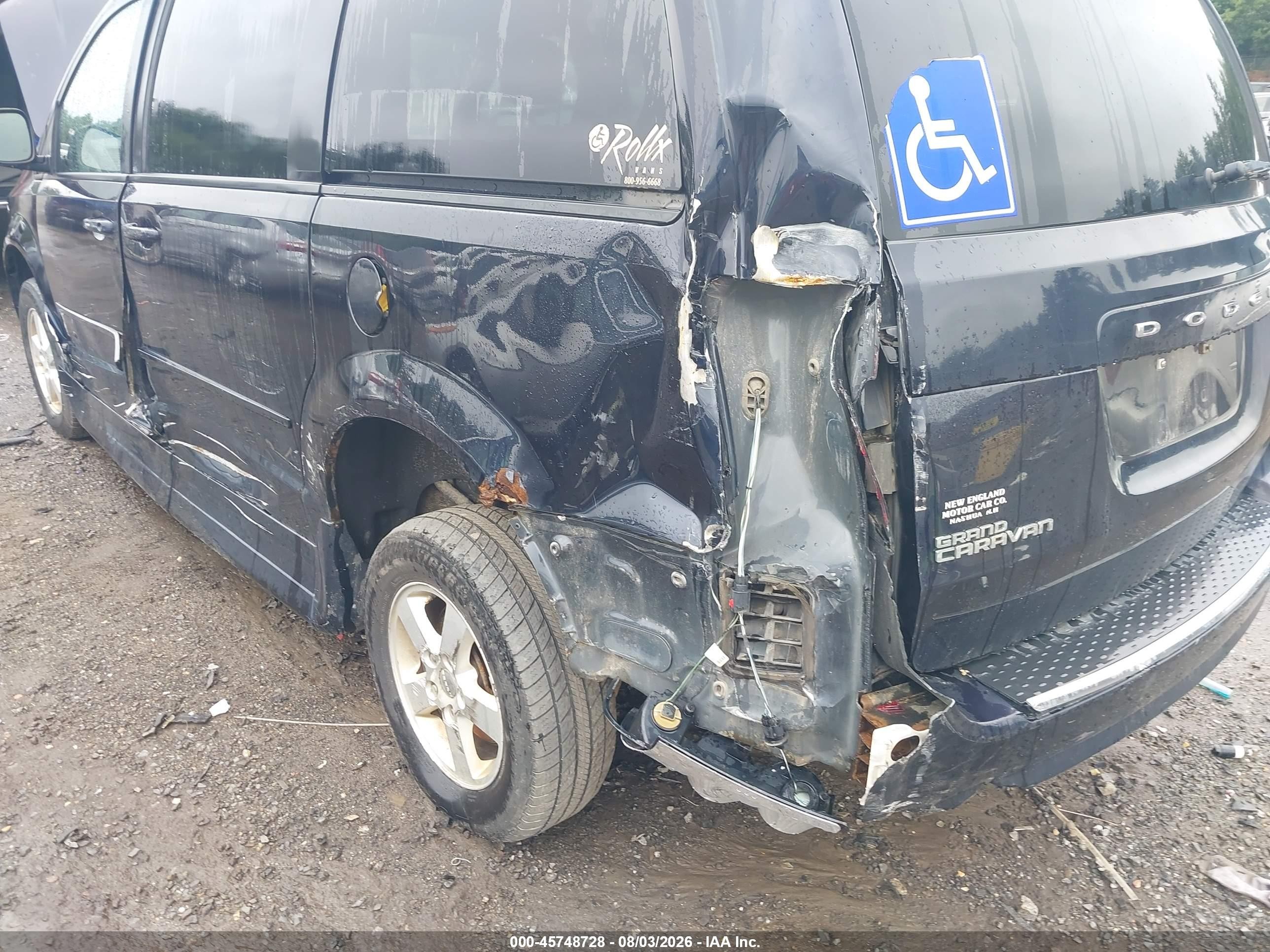 2011 Dodge Grand Caravan Mainstreet Black vin: 2D4RN3DG8BR627929