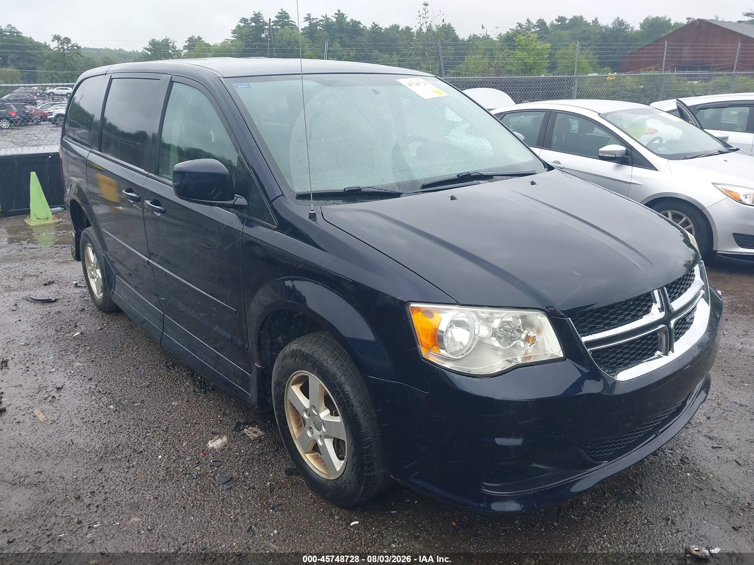 2011 Dodge Grand Caravan Mainstreet Black vin: 2D4RN3DG8BR627929