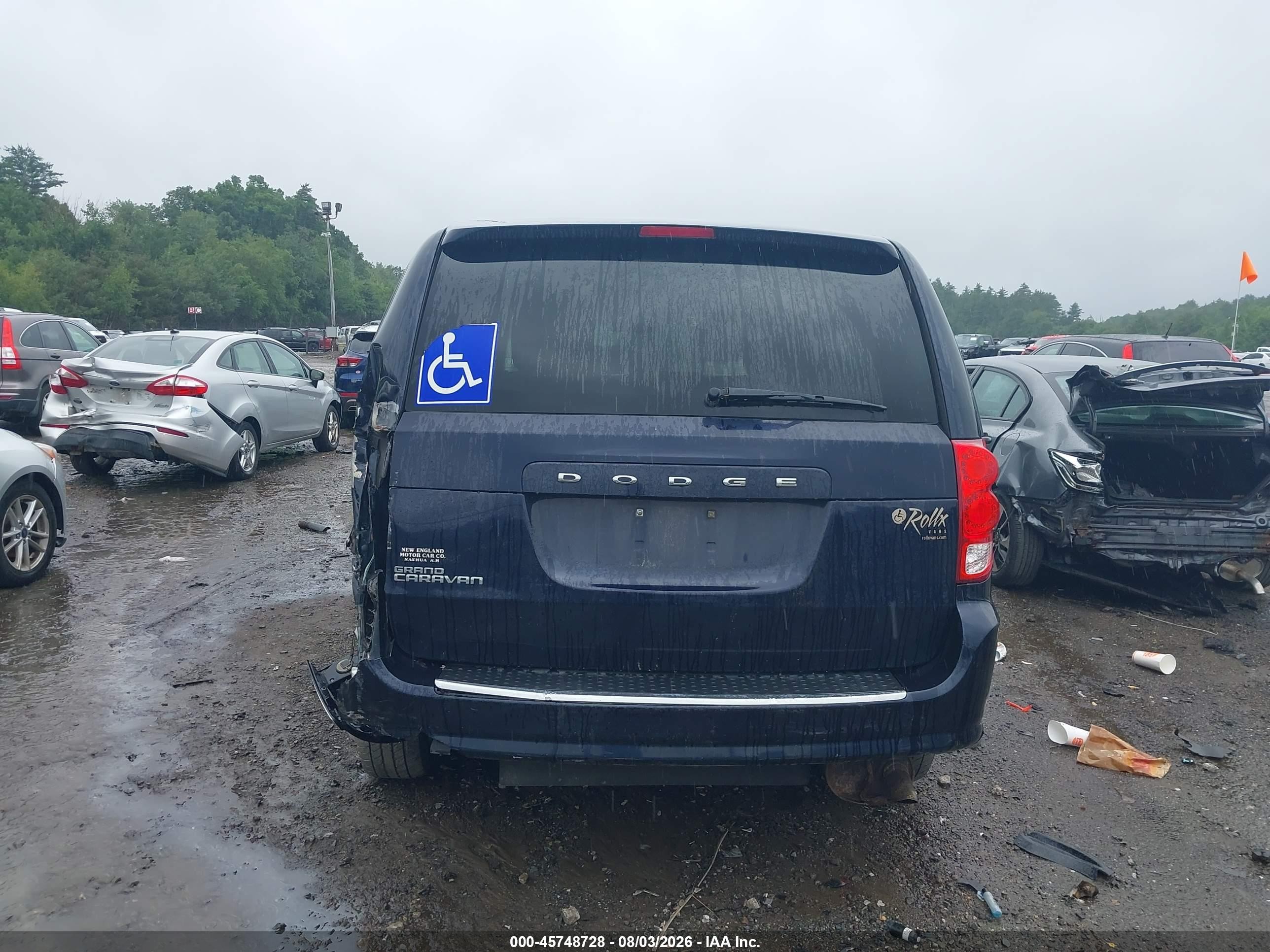 2011 Dodge Grand Caravan Mainstreet Black vin: 2D4RN3DG8BR627929