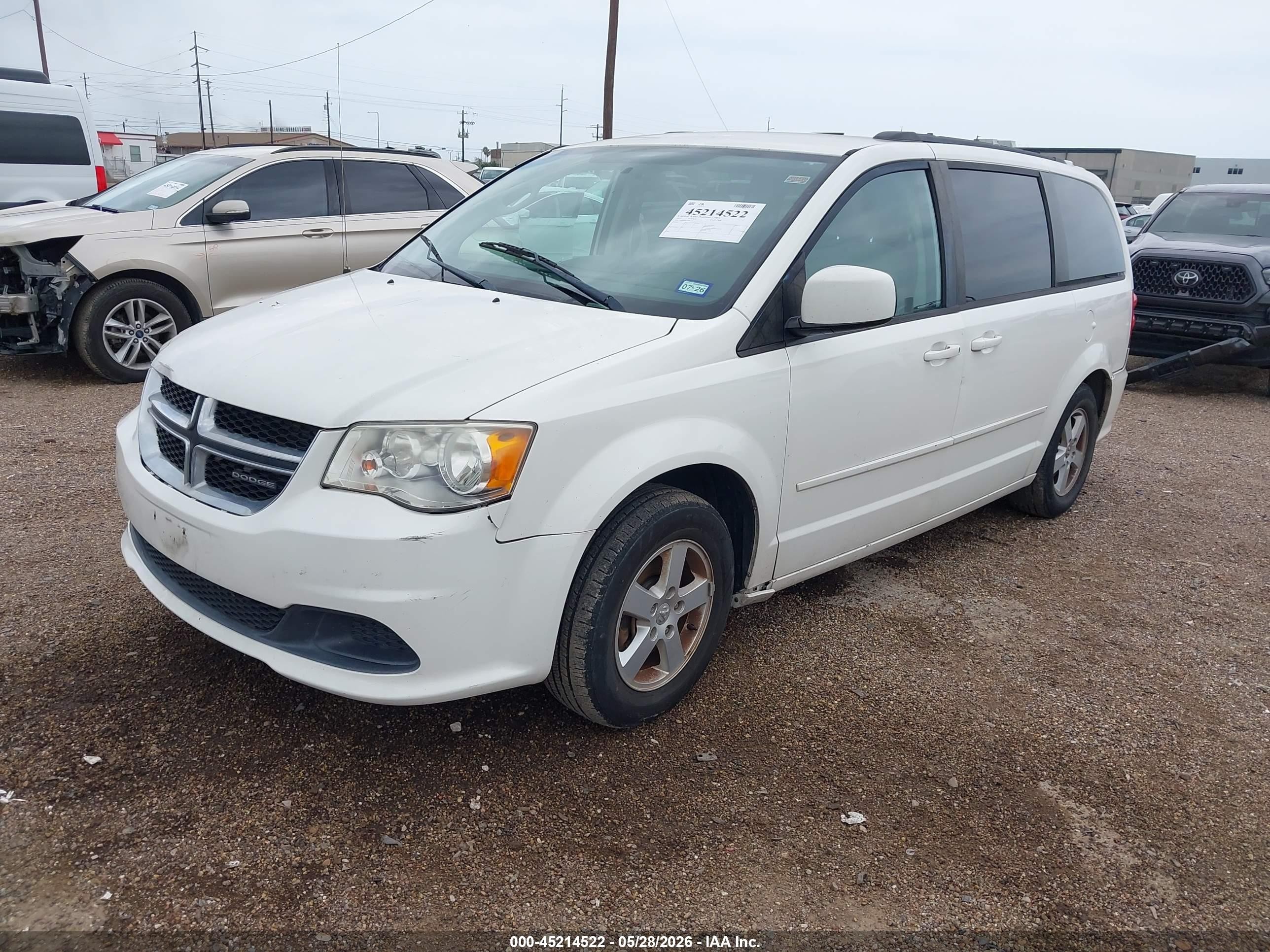 2011 Dodge Grand Caravan Mainstreet White vin: 2D4RN3DG8BR720417