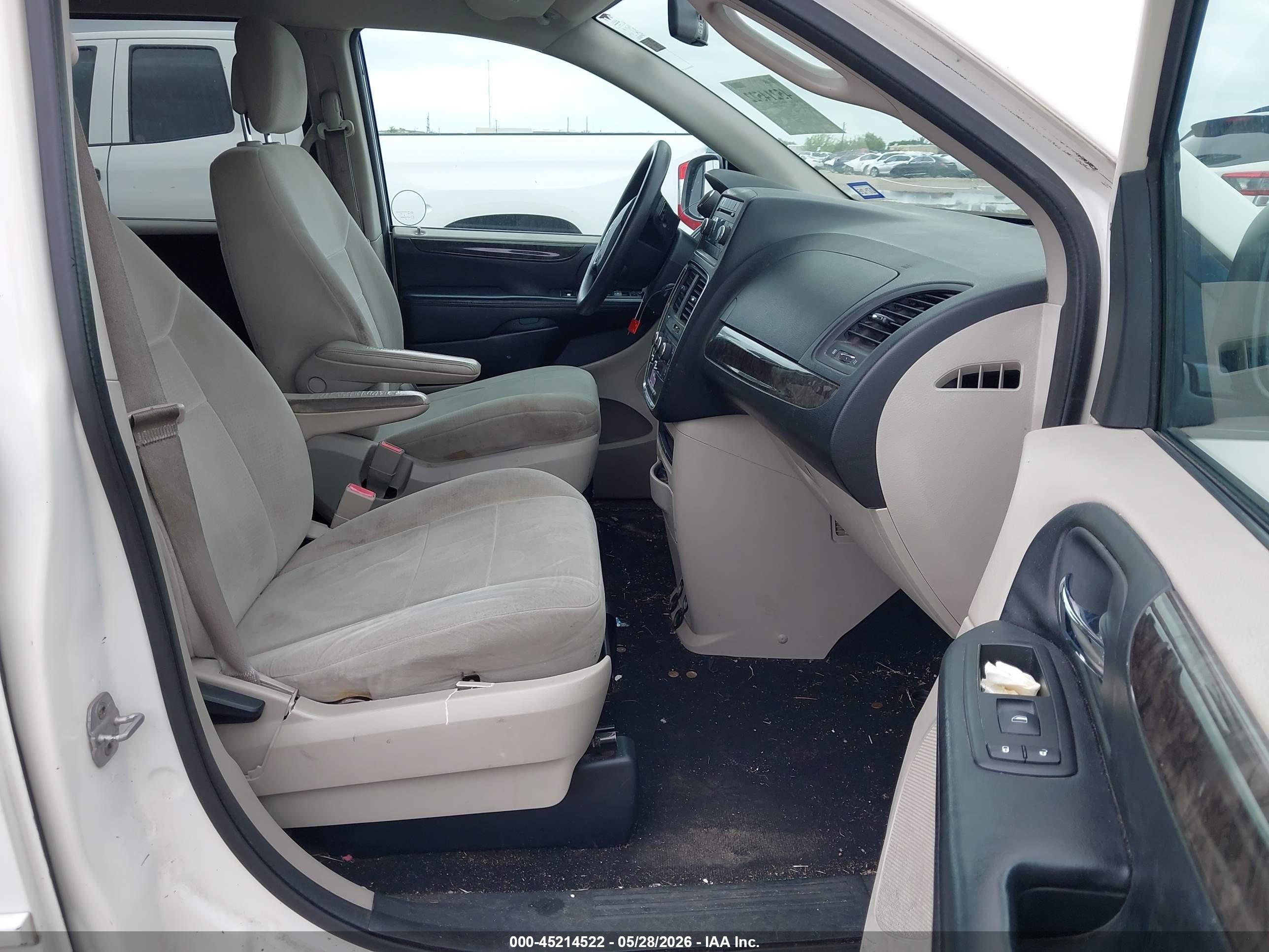 2011 Dodge Grand Caravan Mainstreet White vin: 2D4RN3DG8BR720417