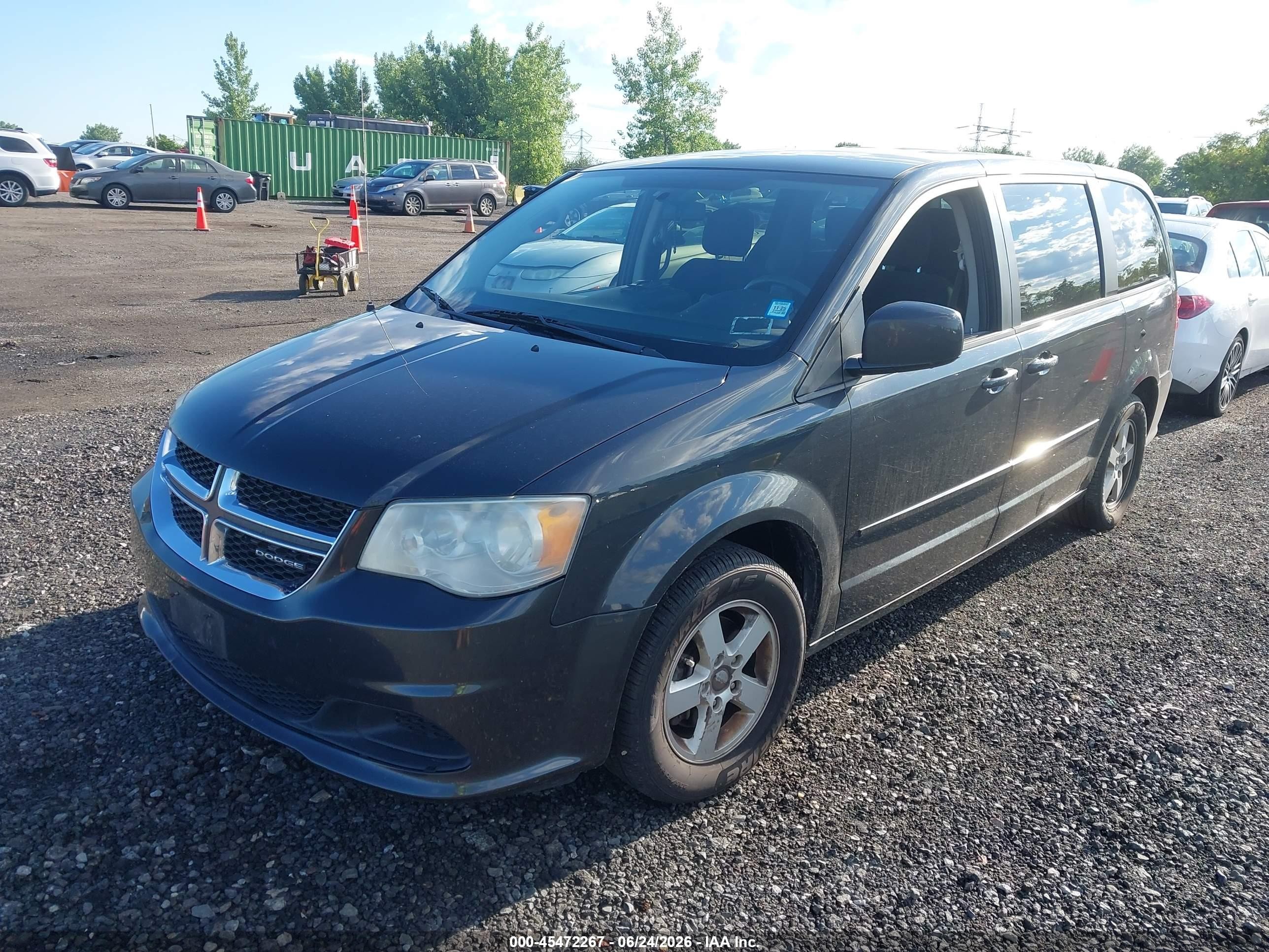 2011 Dodge Grand Caravan Mainstreet Black vin: 2D4RN3DG8BR742627