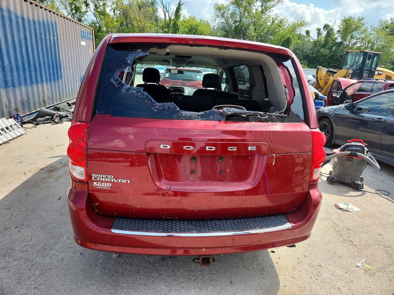 2011 Dodge Grand Caravan Mainstreet Red vin: 2D4RN3DG9BR700791