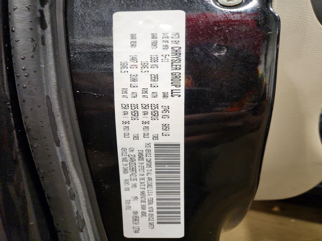2011 Dodge Grand Caravan Mainstreet Gray vin: 2D4RN3DG9BR742135