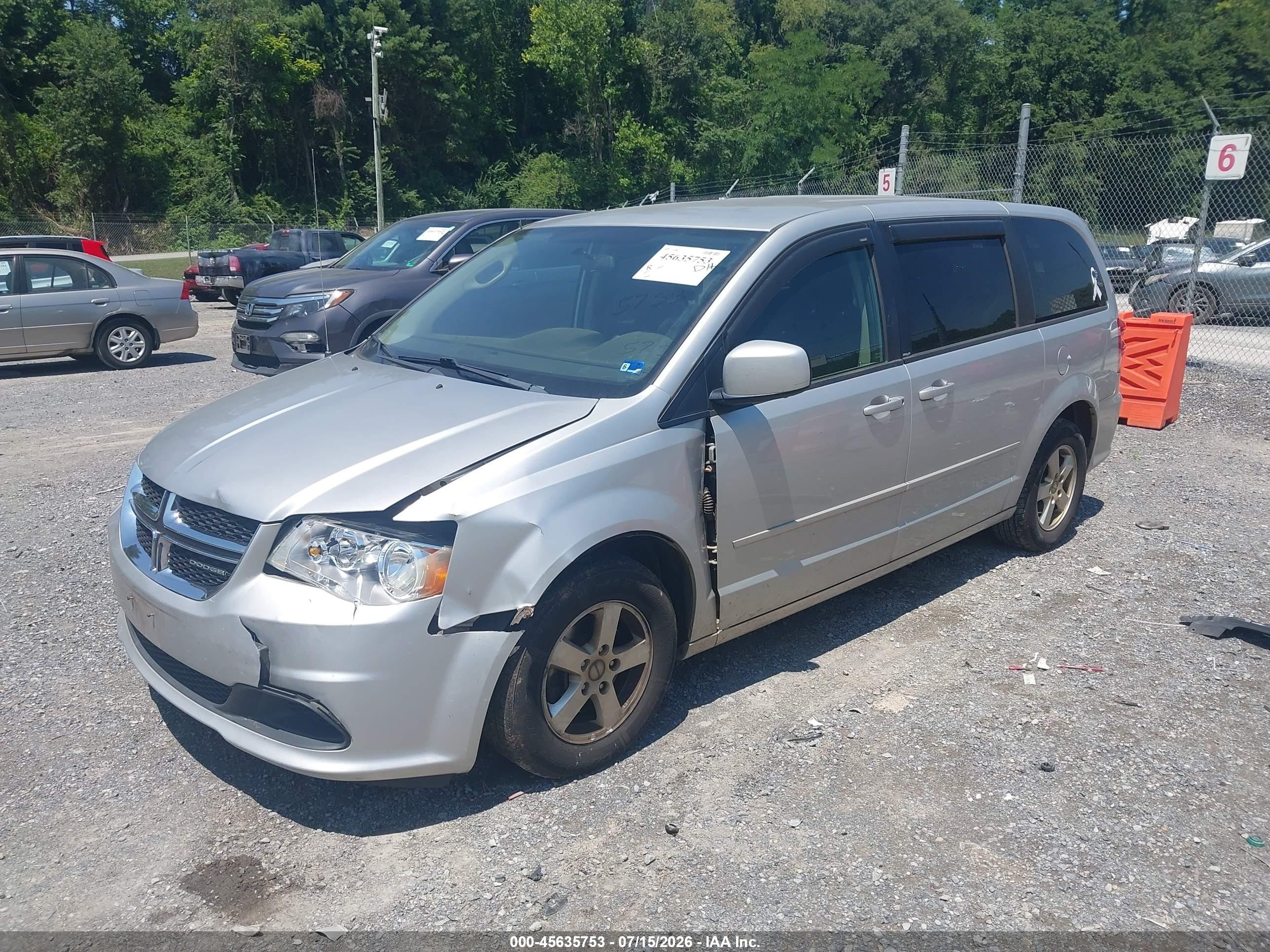 2011 Dodge Grand Caravan Mainstreet Gray vin: 2D4RN3DGXBR670989