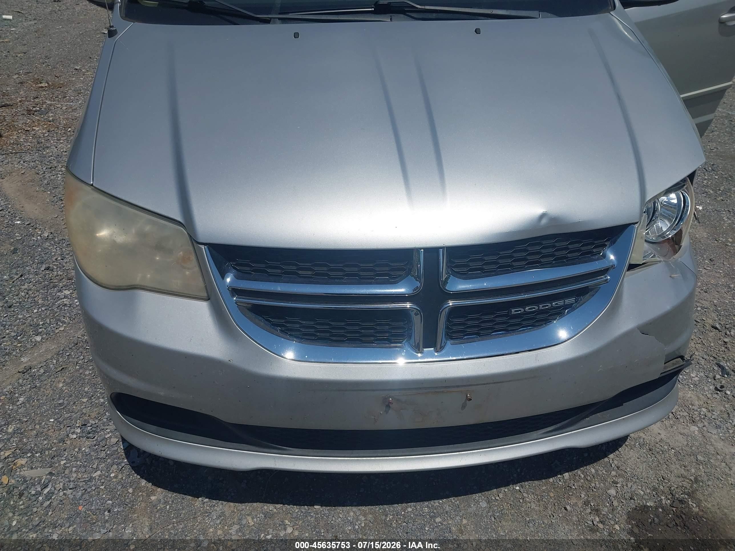 2011 Dodge Grand Caravan Mainstreet Gray vin: 2D4RN3DGXBR670989