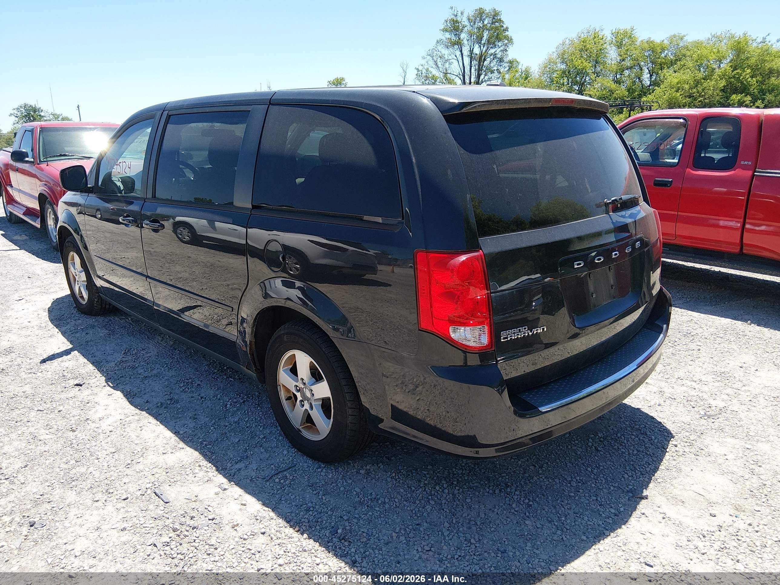 2011 Dodge Grand Caravan Mainstreet Black vin: 2D4RN3DGXBR697335