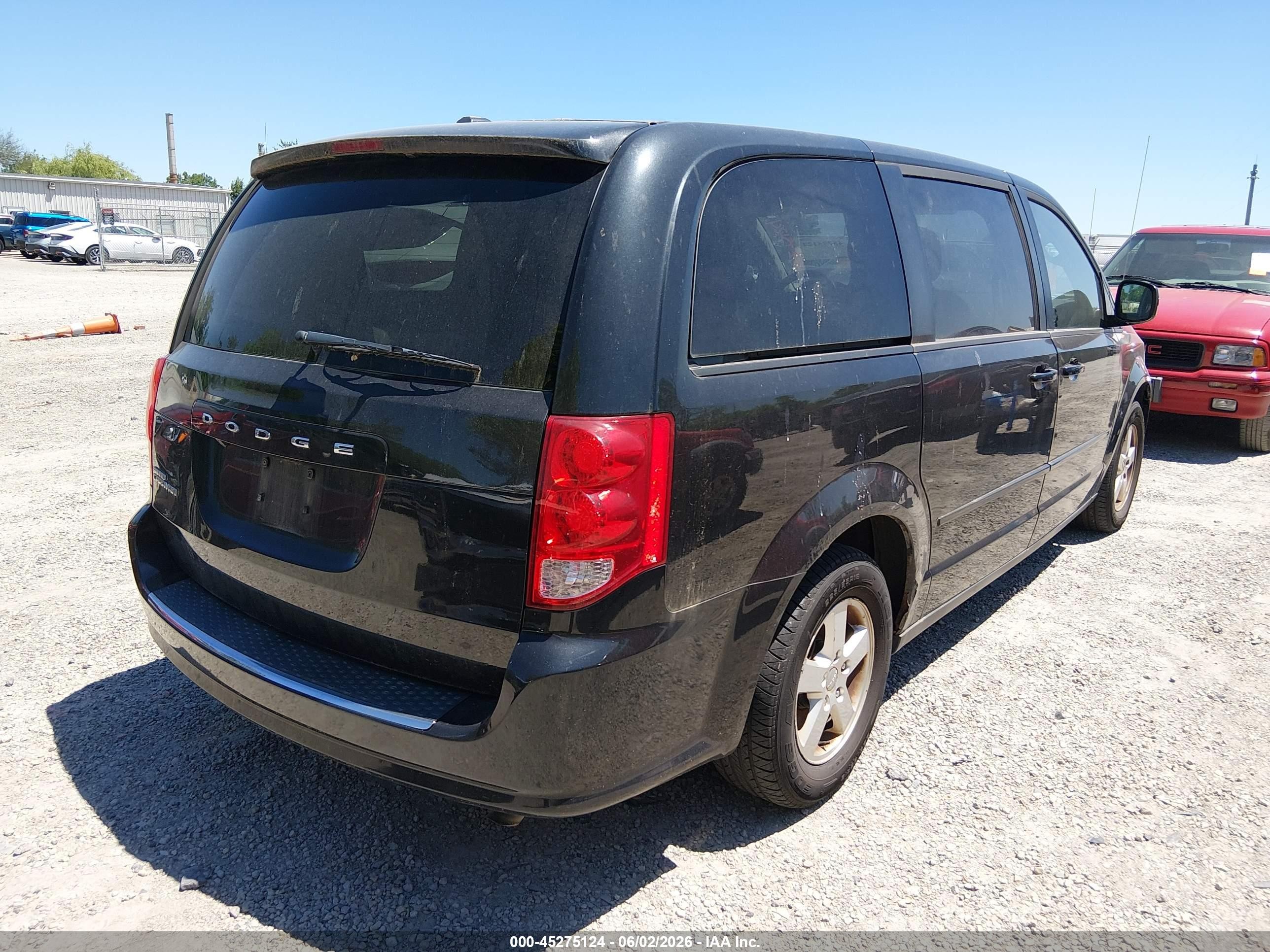 2011 Dodge Grand Caravan Mainstreet Black vin: 2D4RN3DGXBR697335