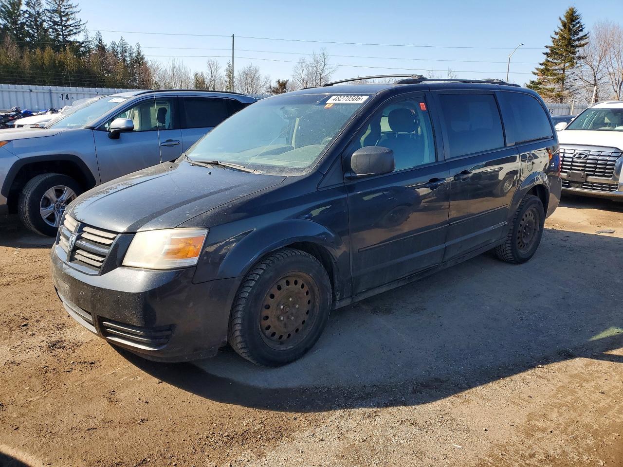 2010 Dodge Grand Caravan Se Black vin: 2D4RN4DE0AR182766