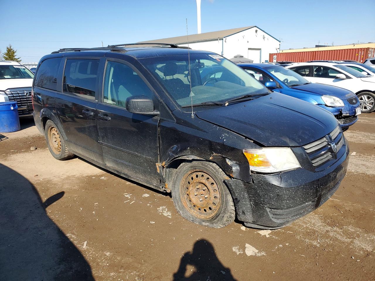 2010 Dodge Grand Caravan Se Black vin: 2D4RN4DE0AR182766