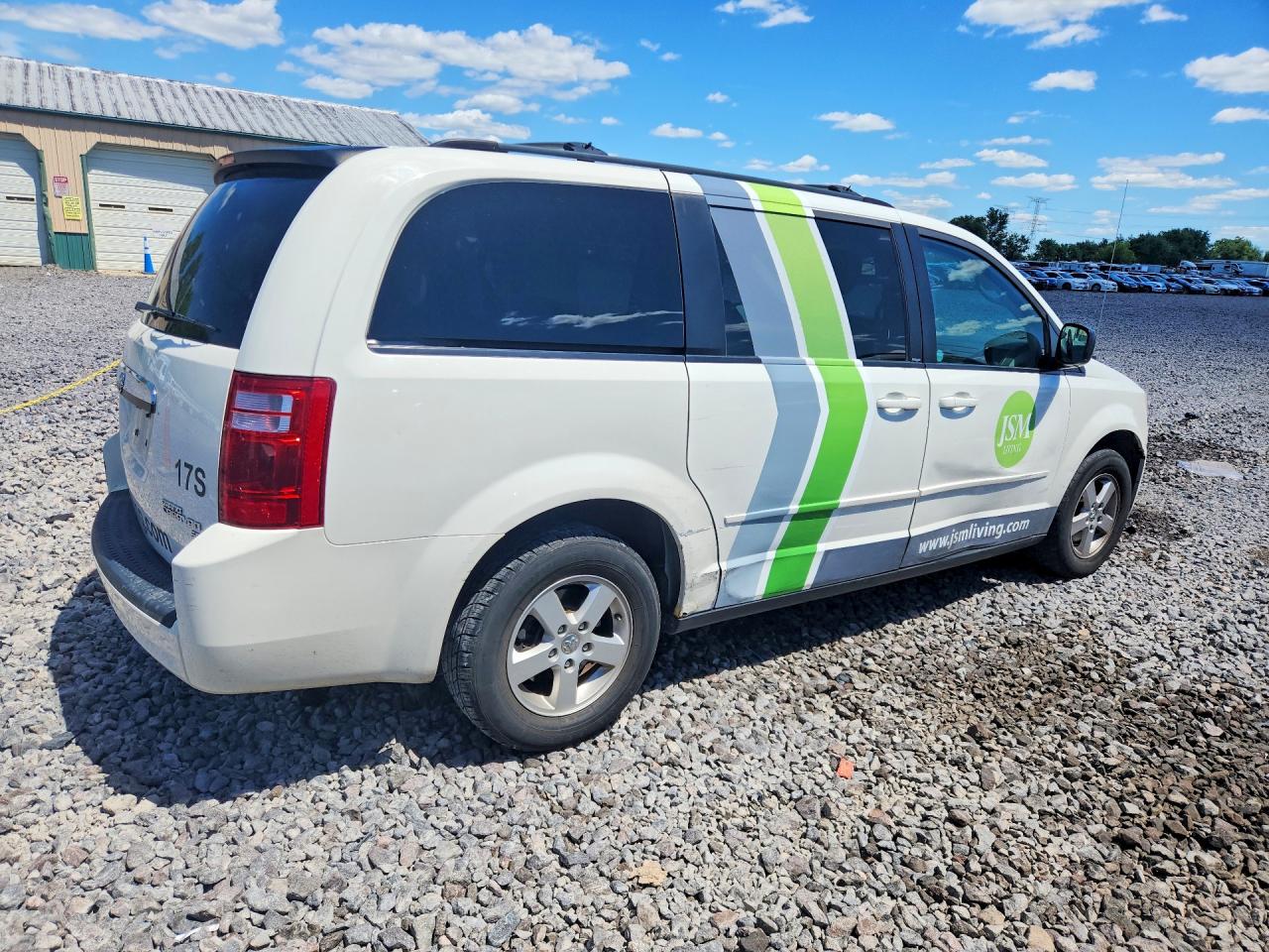 2010 Dodge Grand Caravan Se White vin: 2D4RN4DE0AR244084